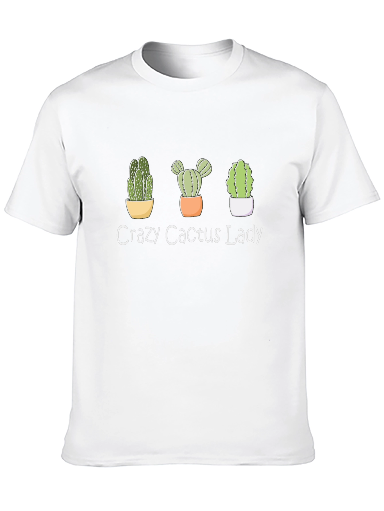 Crazy Cactus Lady T-Shirt - Plant Lover Tee