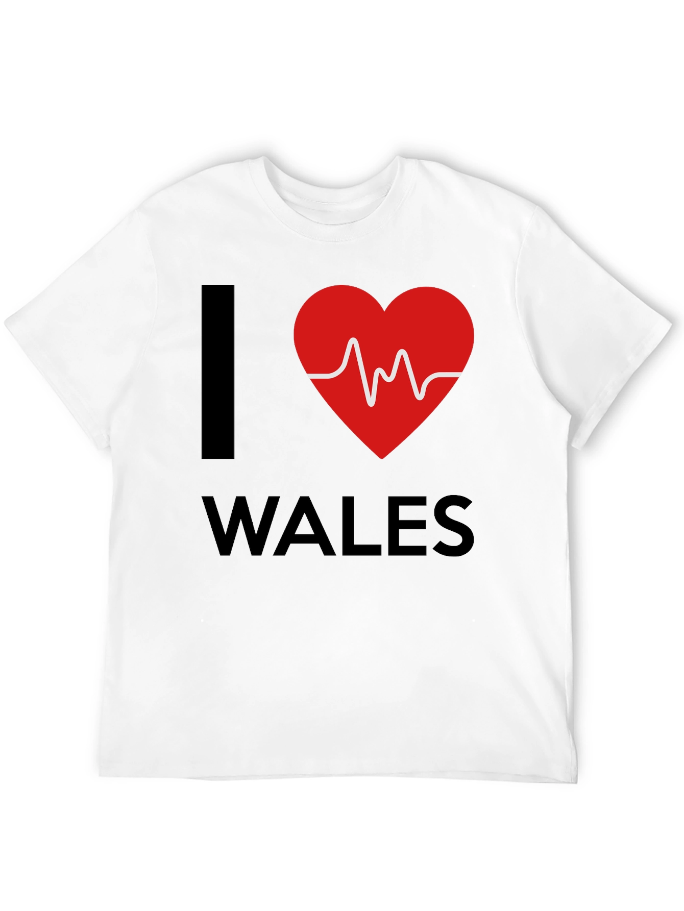 I Heart Wales Graphic Tee - Black