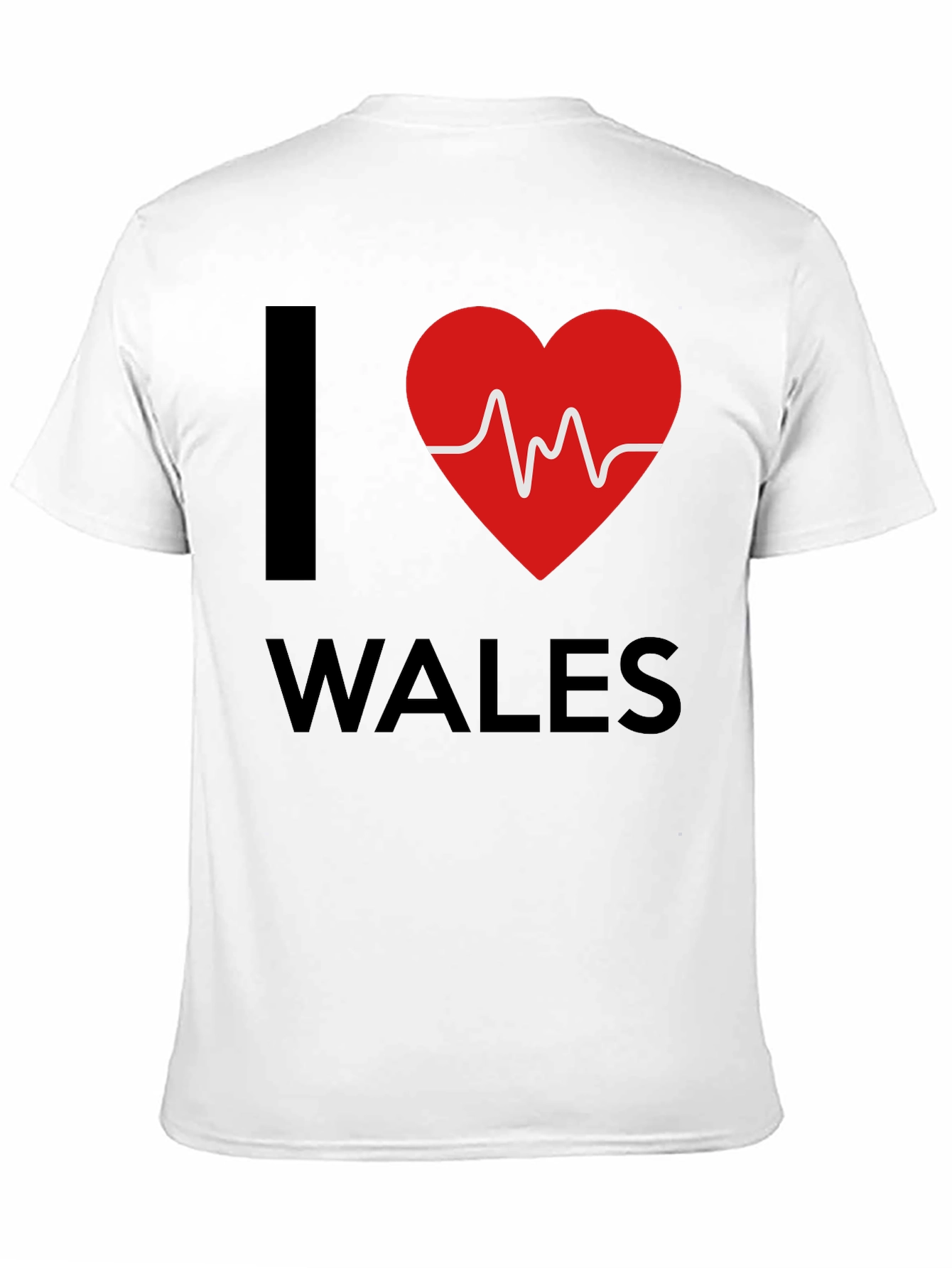 I Heart Wales Graphic Tee - Black