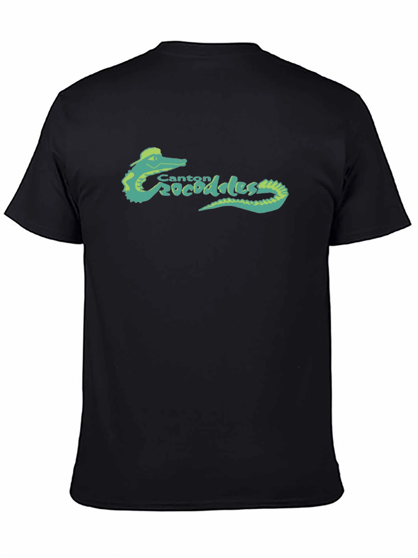 Canton Crocodiles Graphic T-Shirt - Black