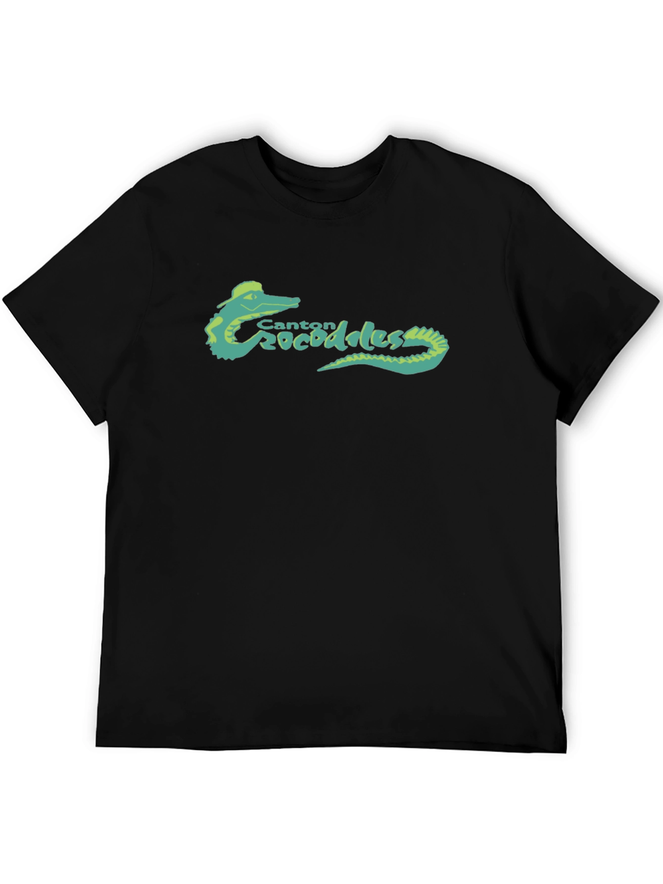 Canton Crocodiles Graphic T-Shirt - Black