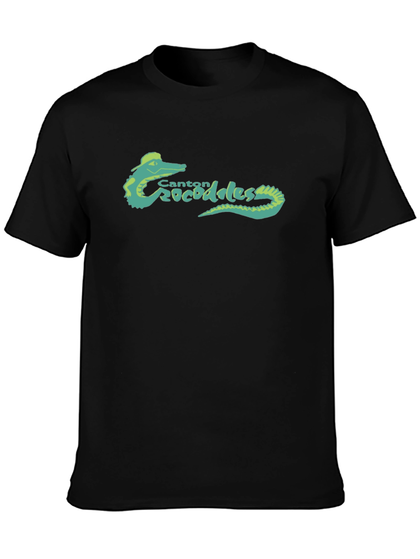 Canton Crocodiles Graphic T-Shirt - Black