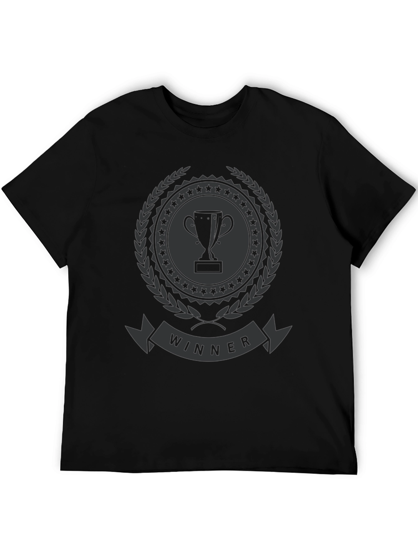 Winner Trophy Graphic T-Shirt - Stylish Champion Tee