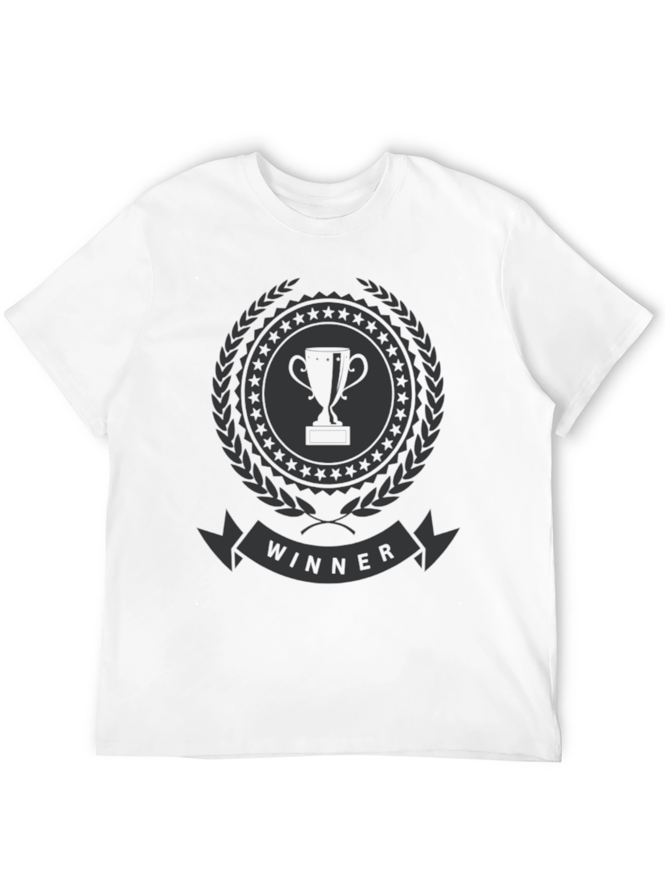 Winner Trophy Graphic T-Shirt - Stylish Champion Tee