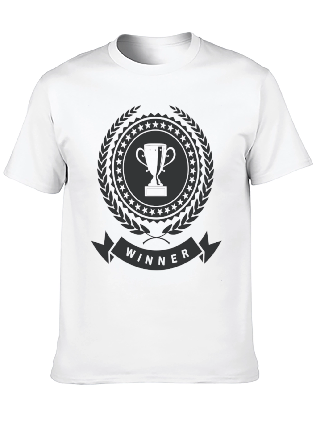 Winner Trophy Graphic T-Shirt - Stylish Champion Tee