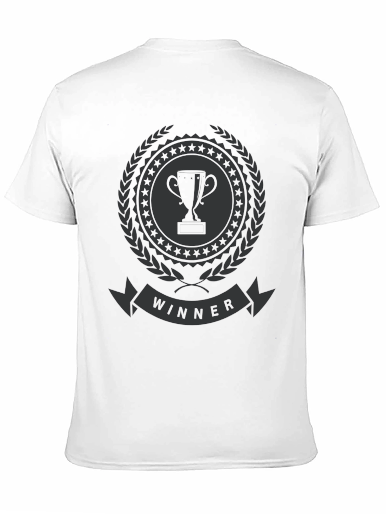 Winner Trophy Graphic T-Shirt - Stylish Champion Tee