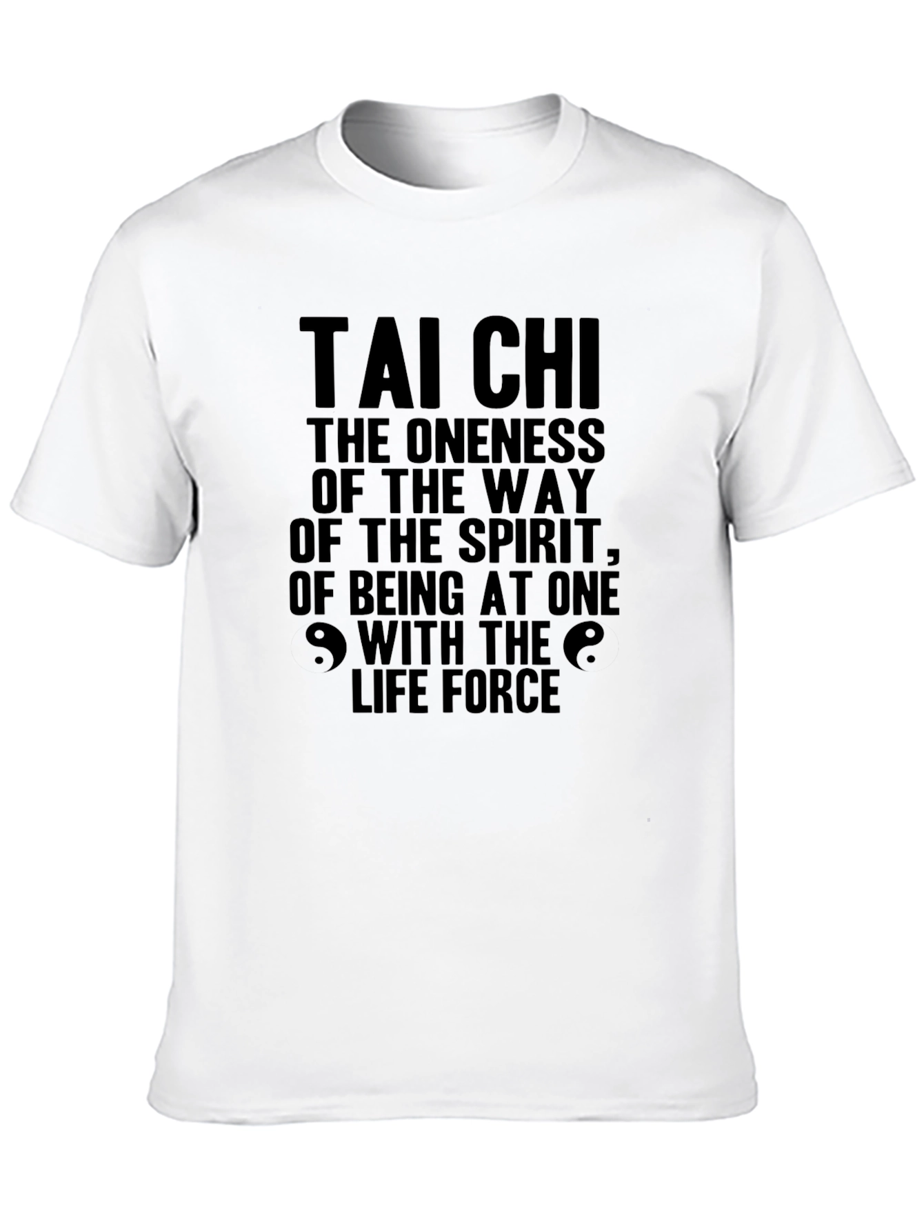 Tai Chi Graphic T-Shirt - Spiritual Oneness Design