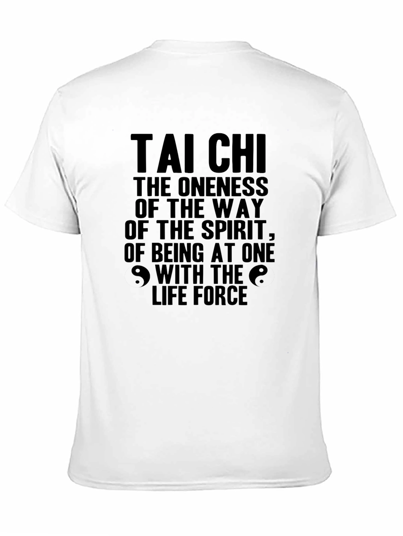 Tai Chi Graphic T-Shirt - Spiritual Oneness Design