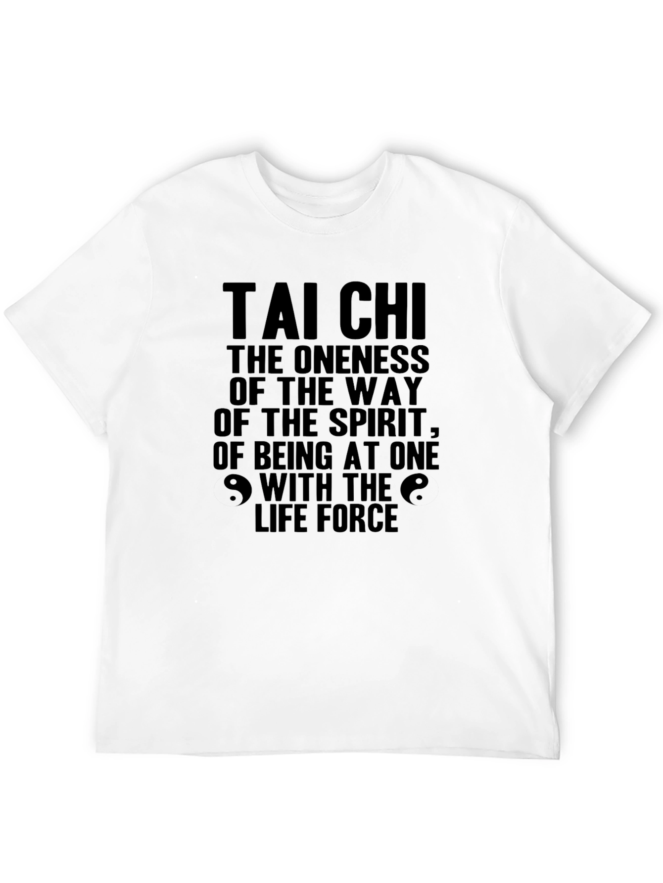 Tai Chi Graphic T-Shirt - Spiritual Oneness Design