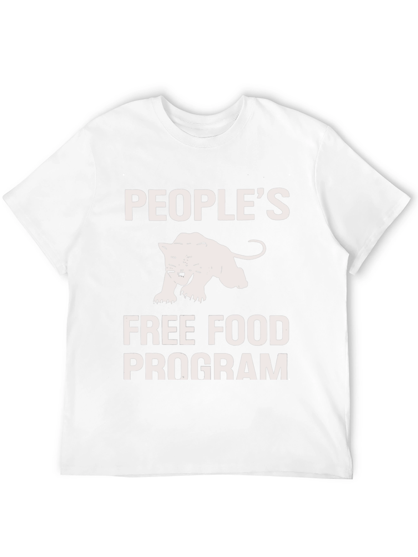 Peoples Free Food Program Black Panther T-Shirt
