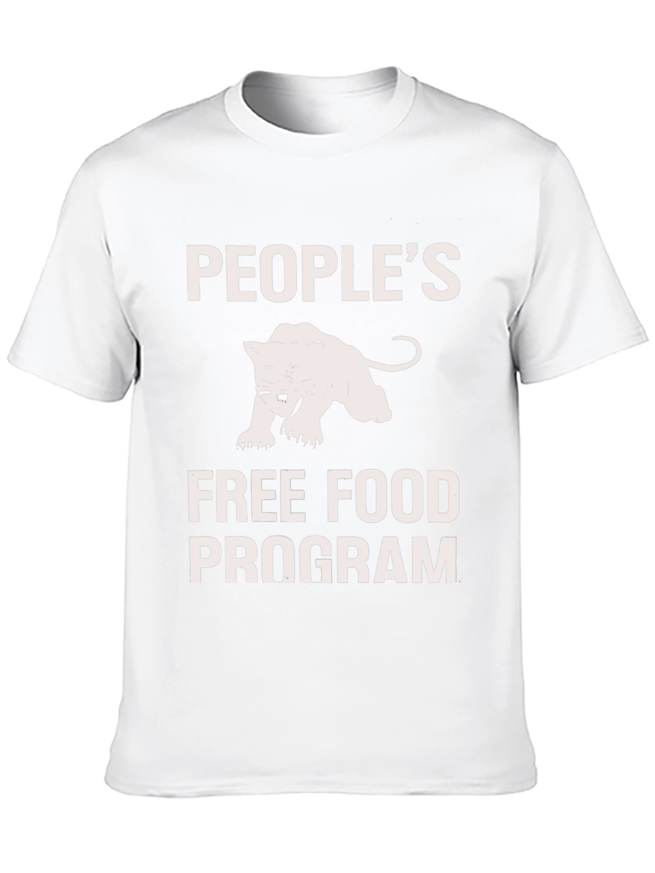 Peoples Free Food Program Black Panther T-Shirt