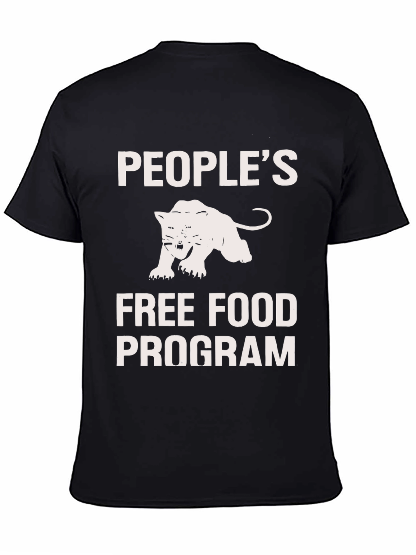 Peoples Free Food Program Black Panther T-Shirt