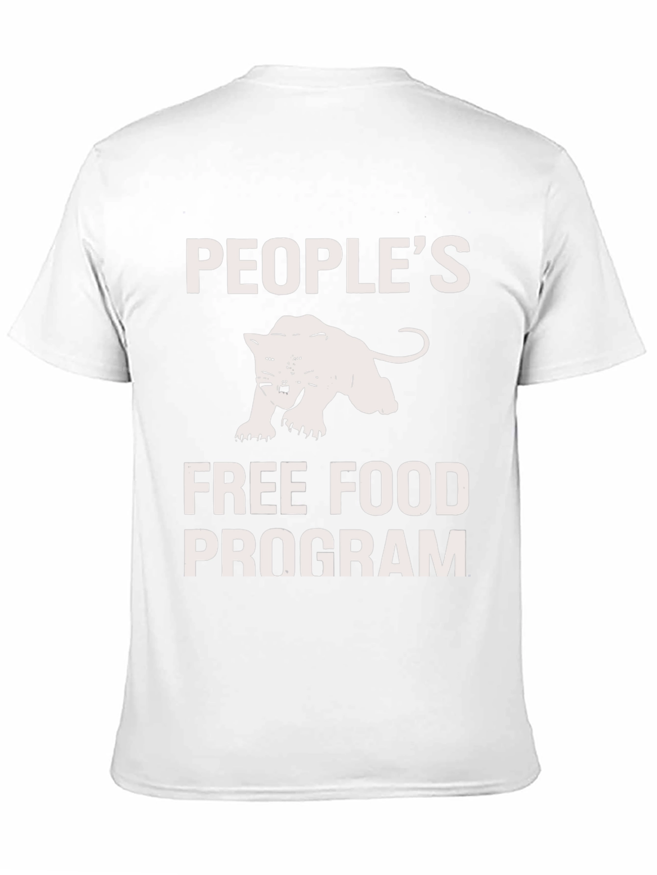 Peoples Free Food Program Black Panther T-Shirt
