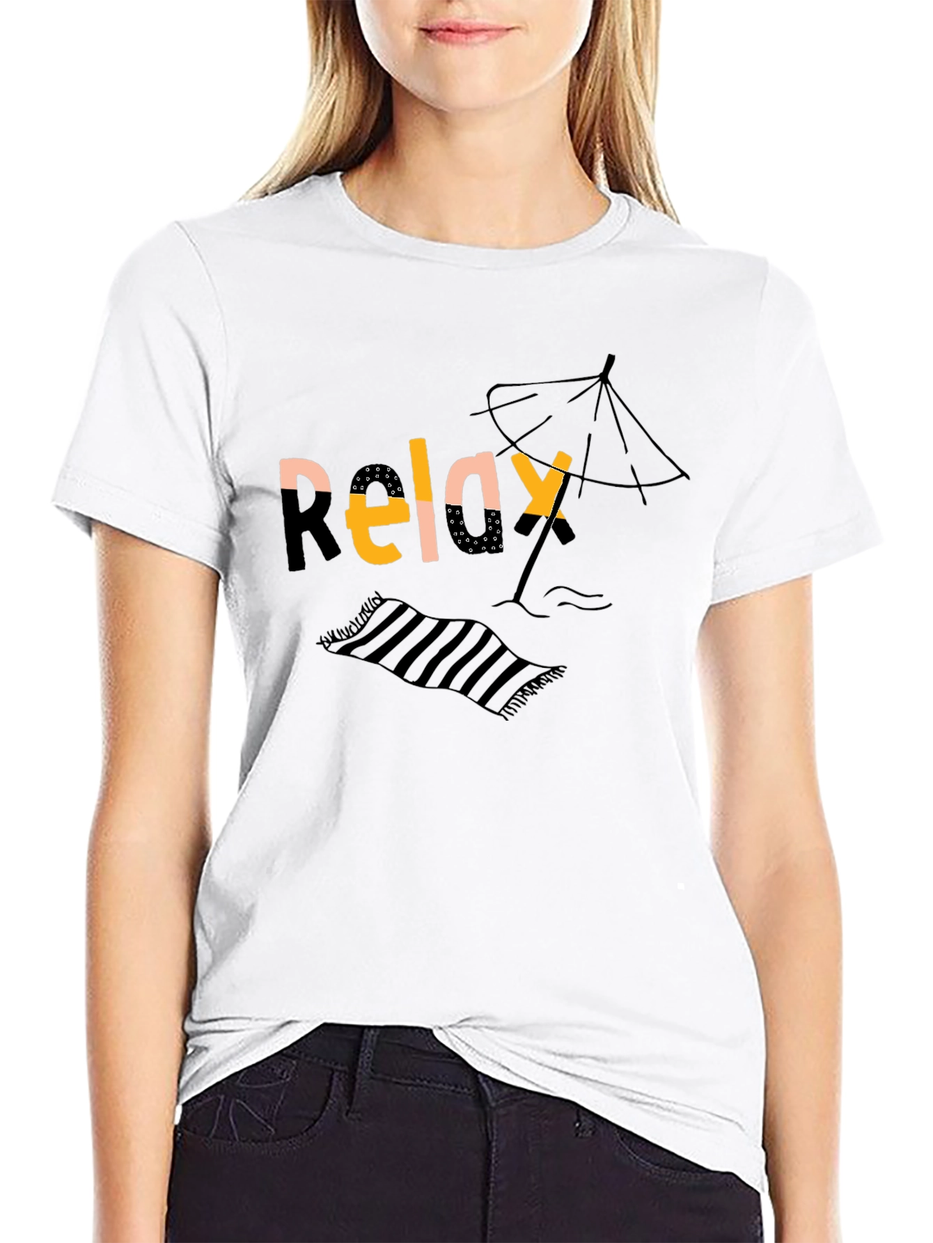 Relax Beach Graphic Tee - Vacation Vibes
