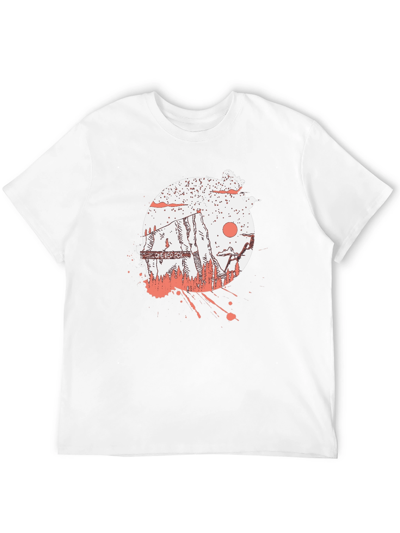 One Red Fox Graphic T-Shirt