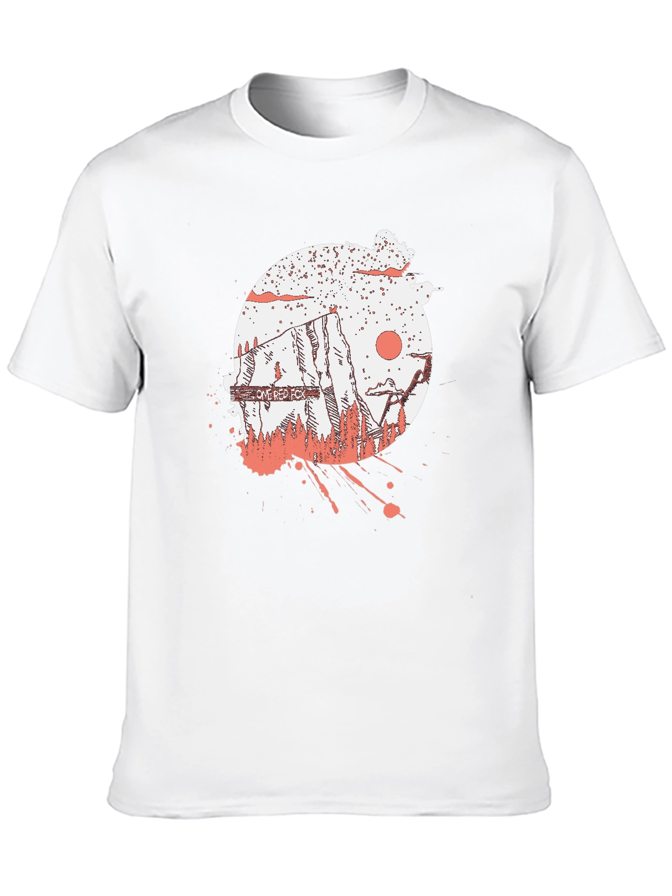 One Red Fox Graphic T-Shirt