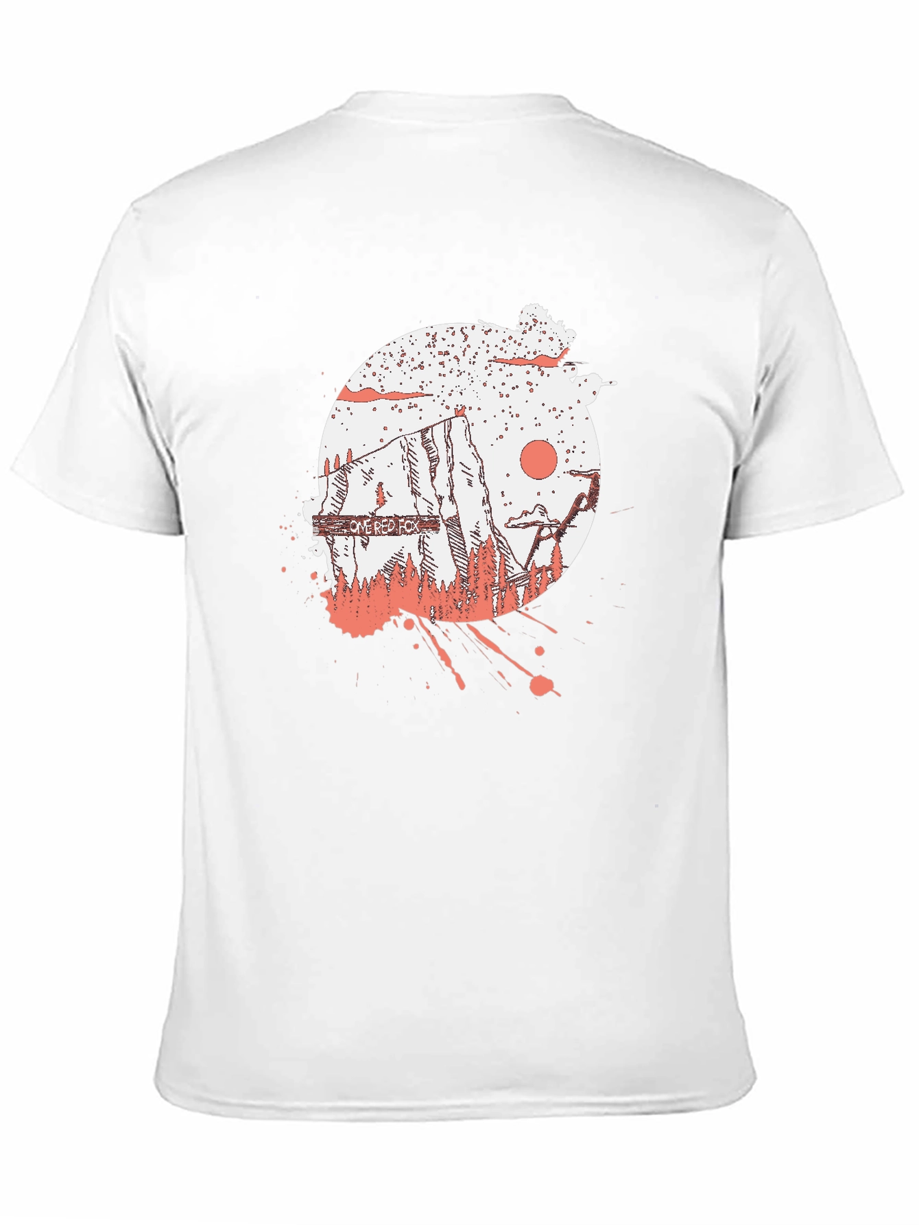 One Red Fox Graphic T-Shirt