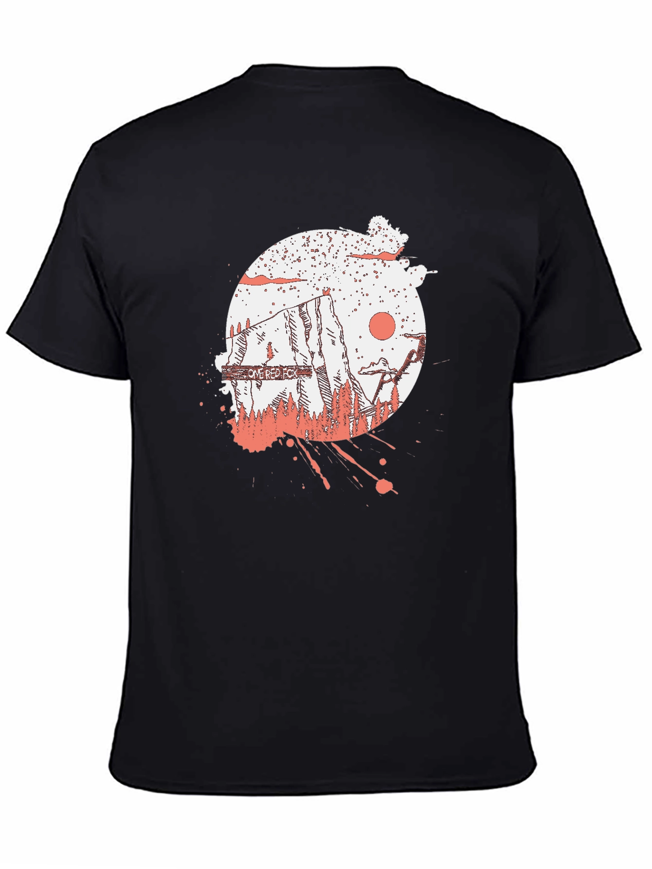 One Red Fox Graphic T-Shirt