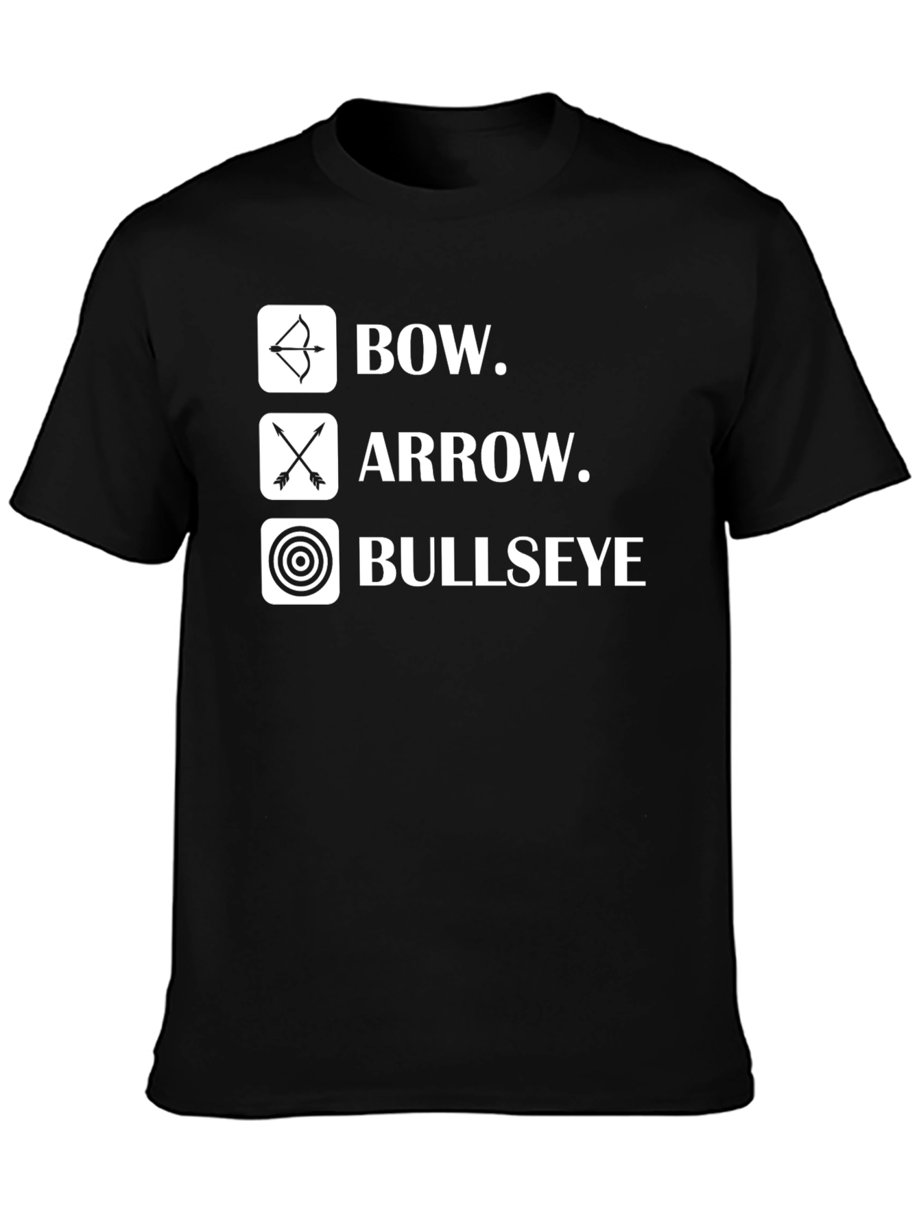 Archery Bow Arrow Bullseye Graphic T-Shirt