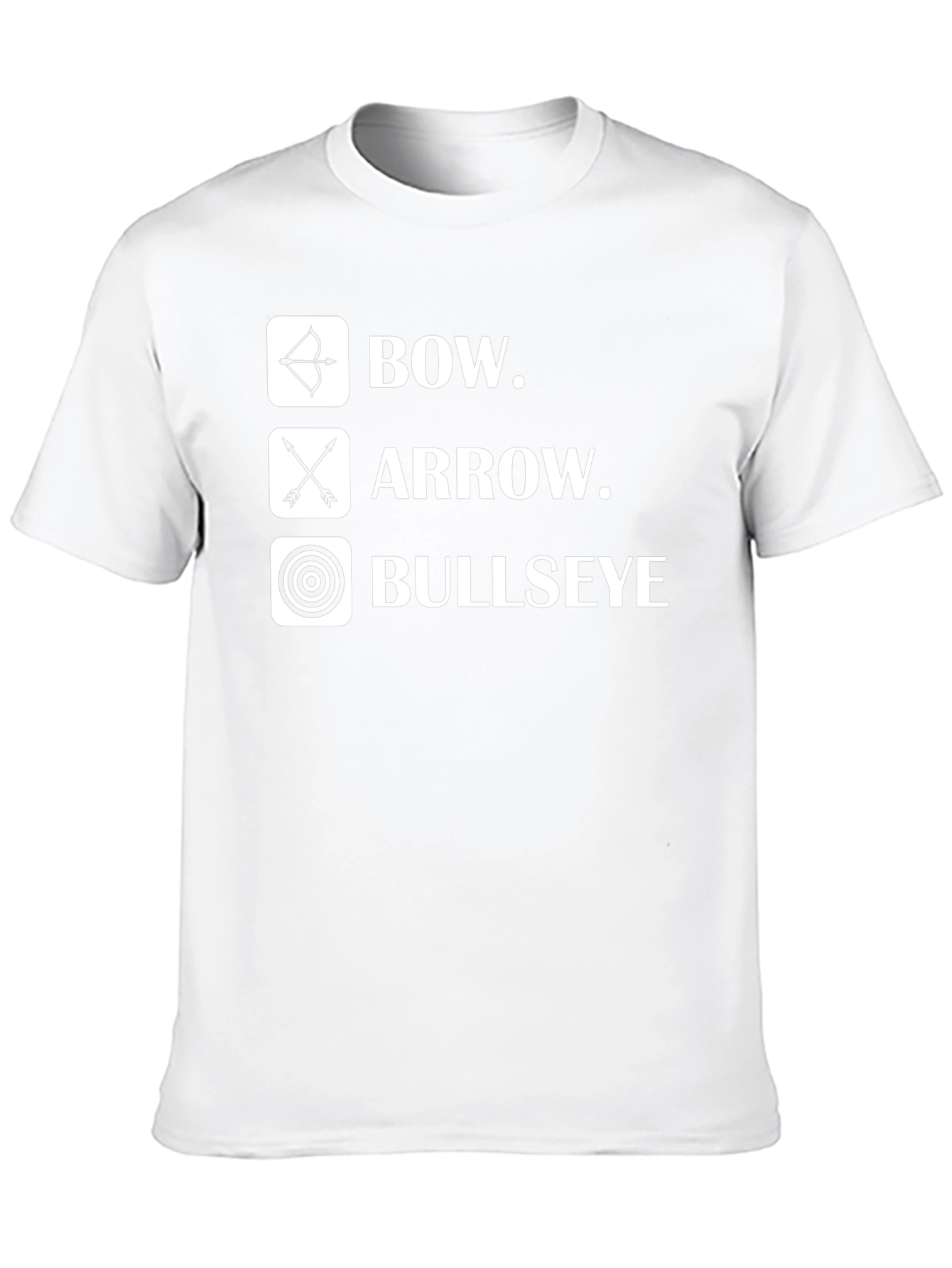 Archery Bow Arrow Bullseye Graphic T-Shirt