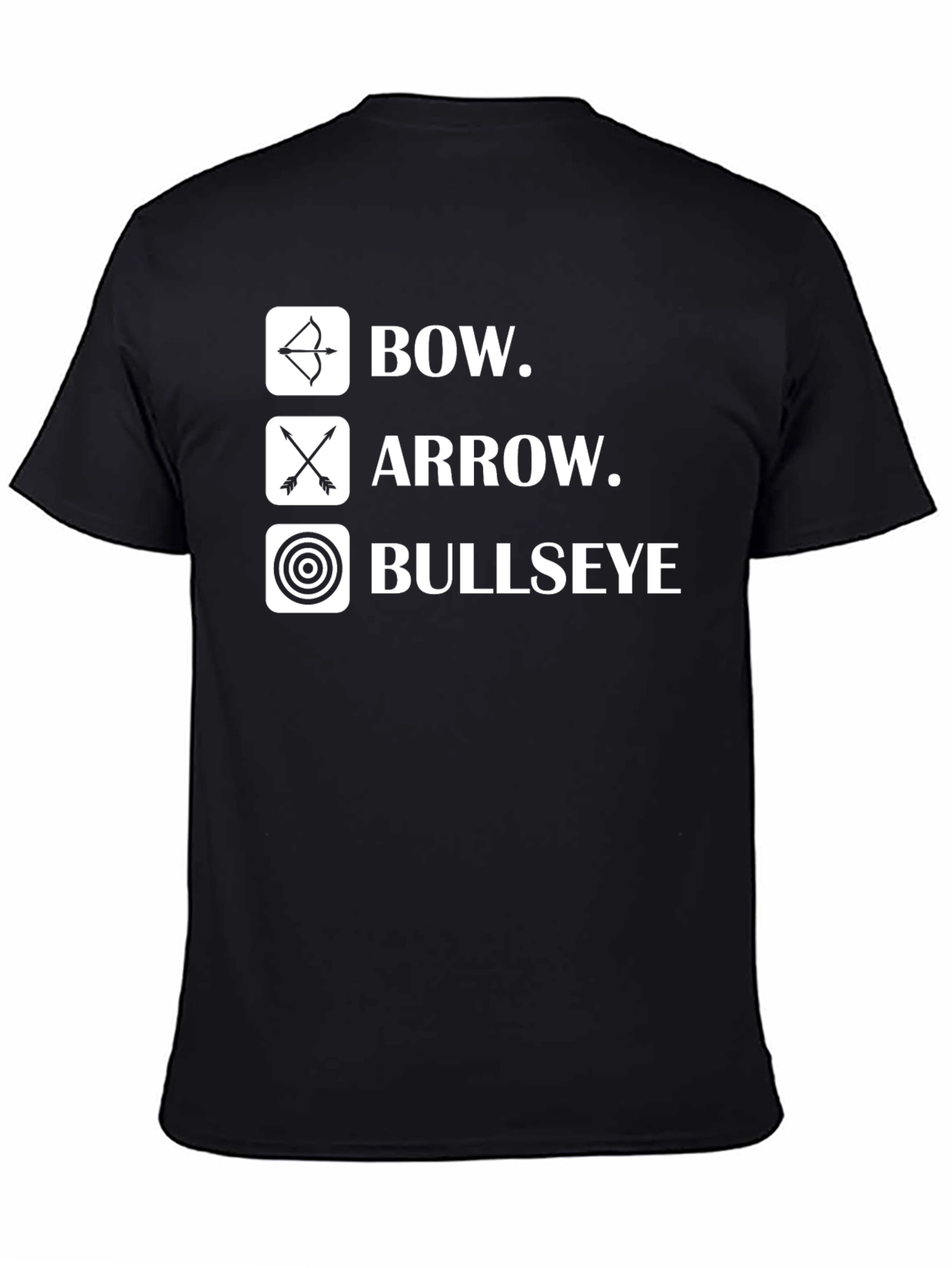 Archery Bow Arrow Bullseye Graphic T-Shirt