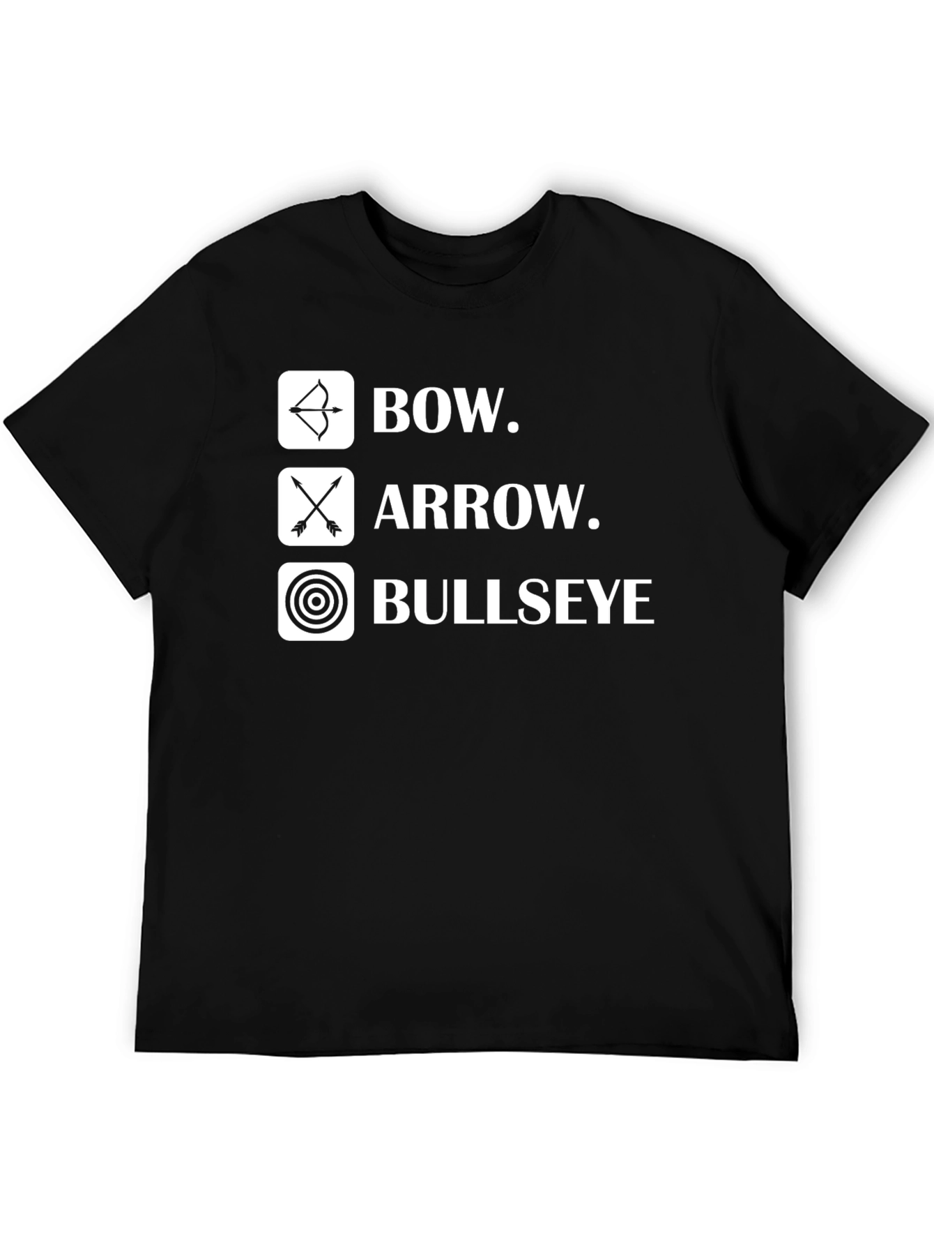 Archery Bow Arrow Bullseye Graphic T-Shirt