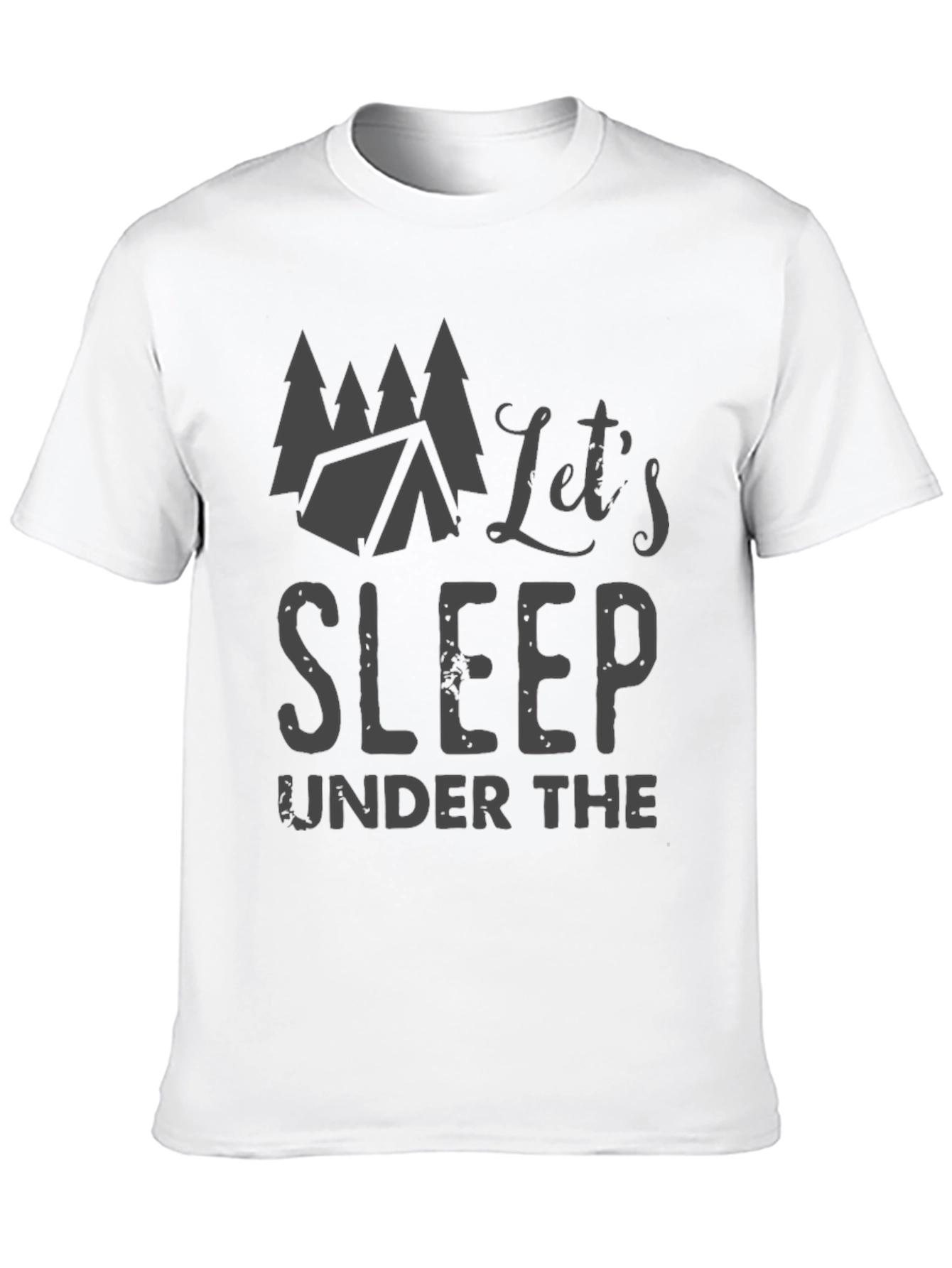 Lets Sleep Under the Stars Camping T-Shirt