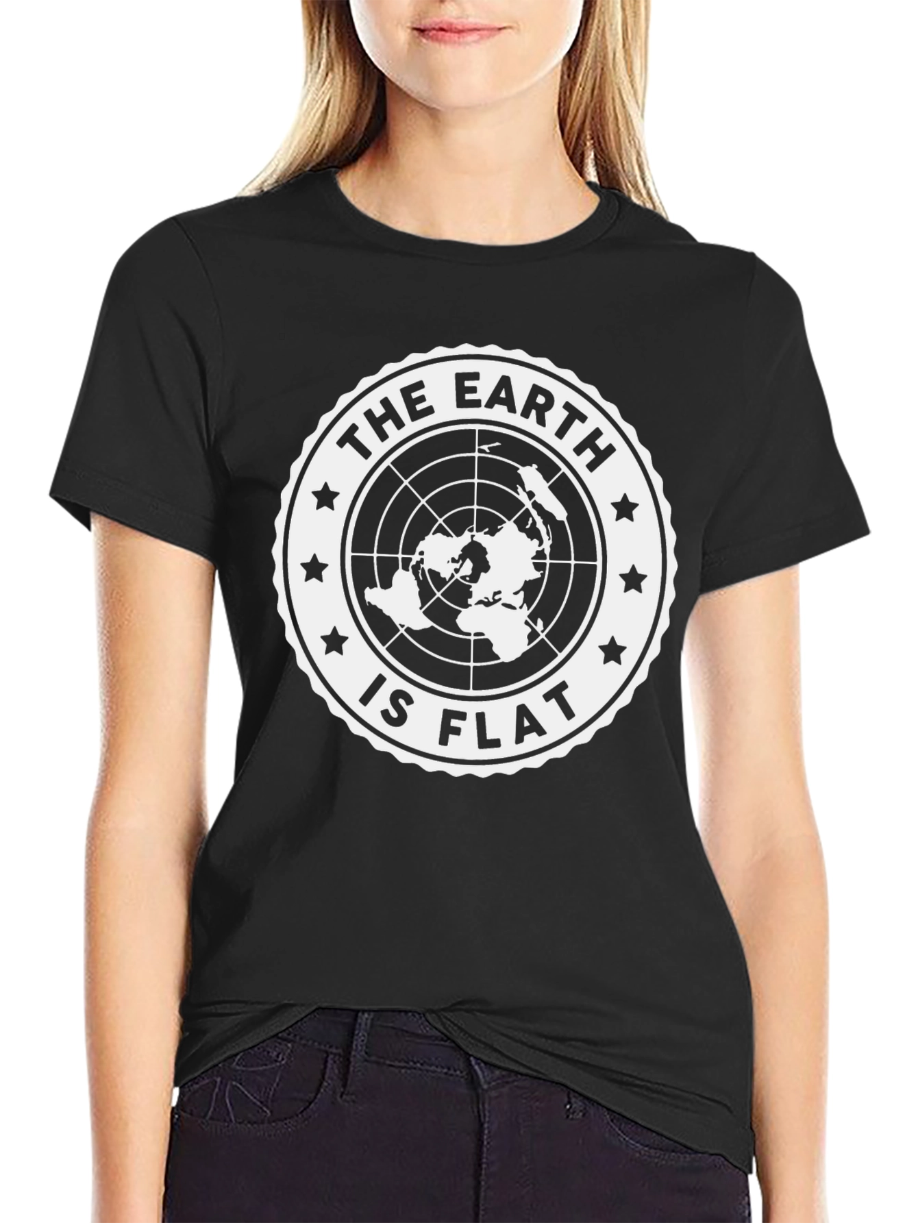 The Earth Is Flat Graphic T-Shirt