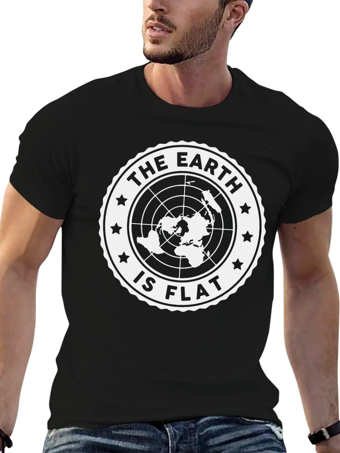 The Earth Is Flat Graphic T-Shirt