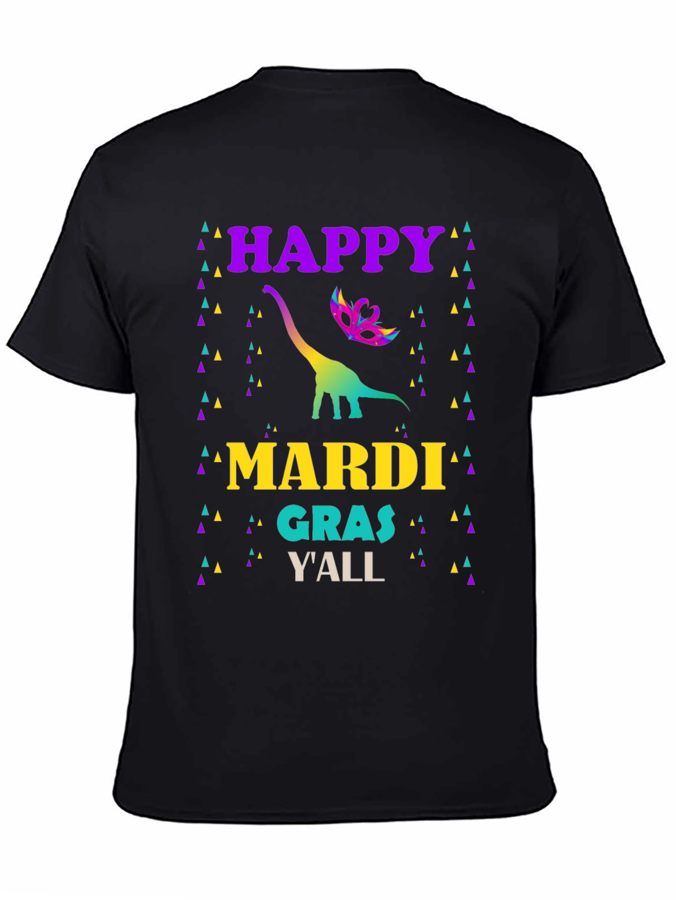 Happy Mardi Gras Dinosaur T-Shirt