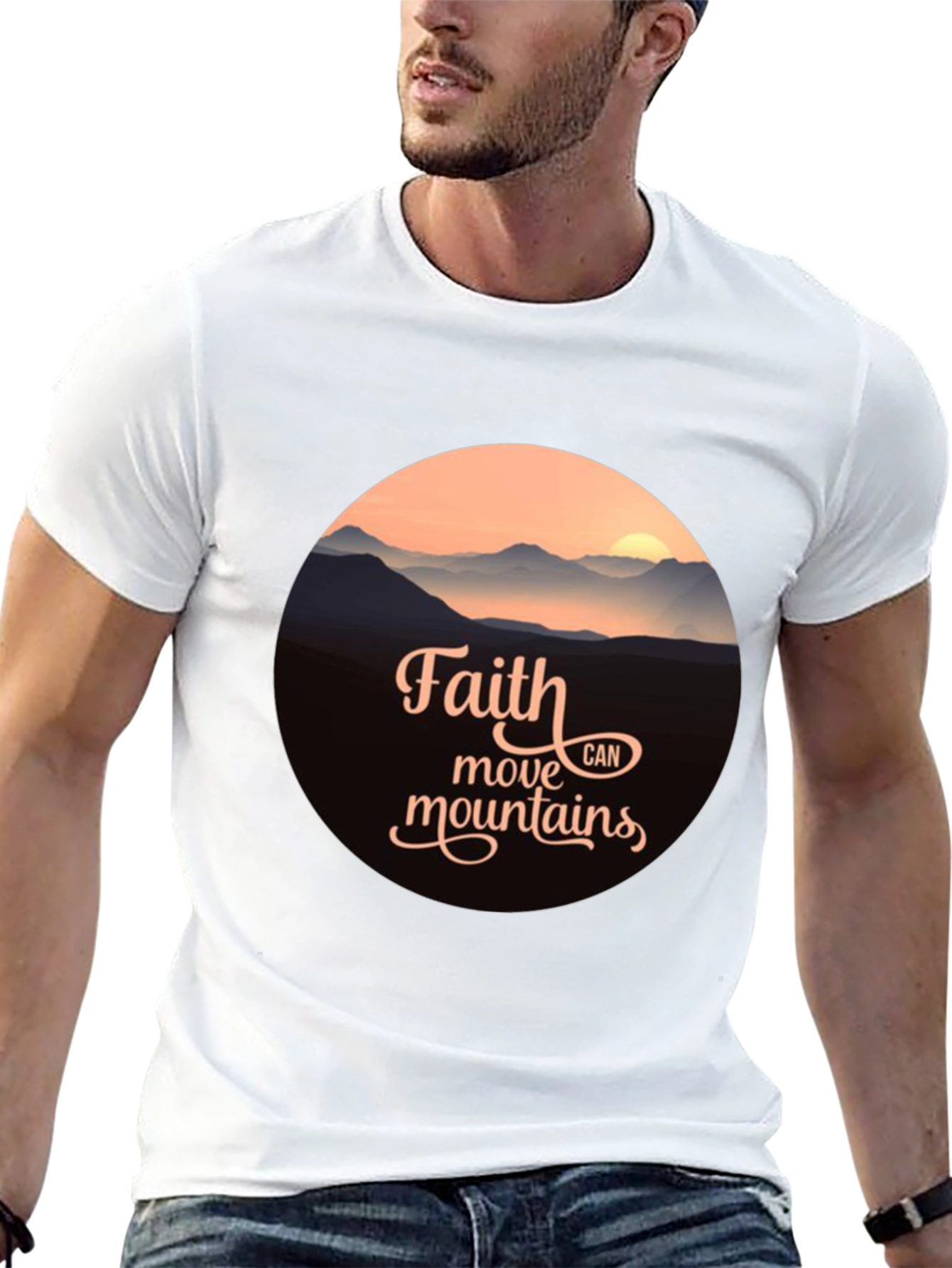 Faith Can Move Mountains Graphic Tee