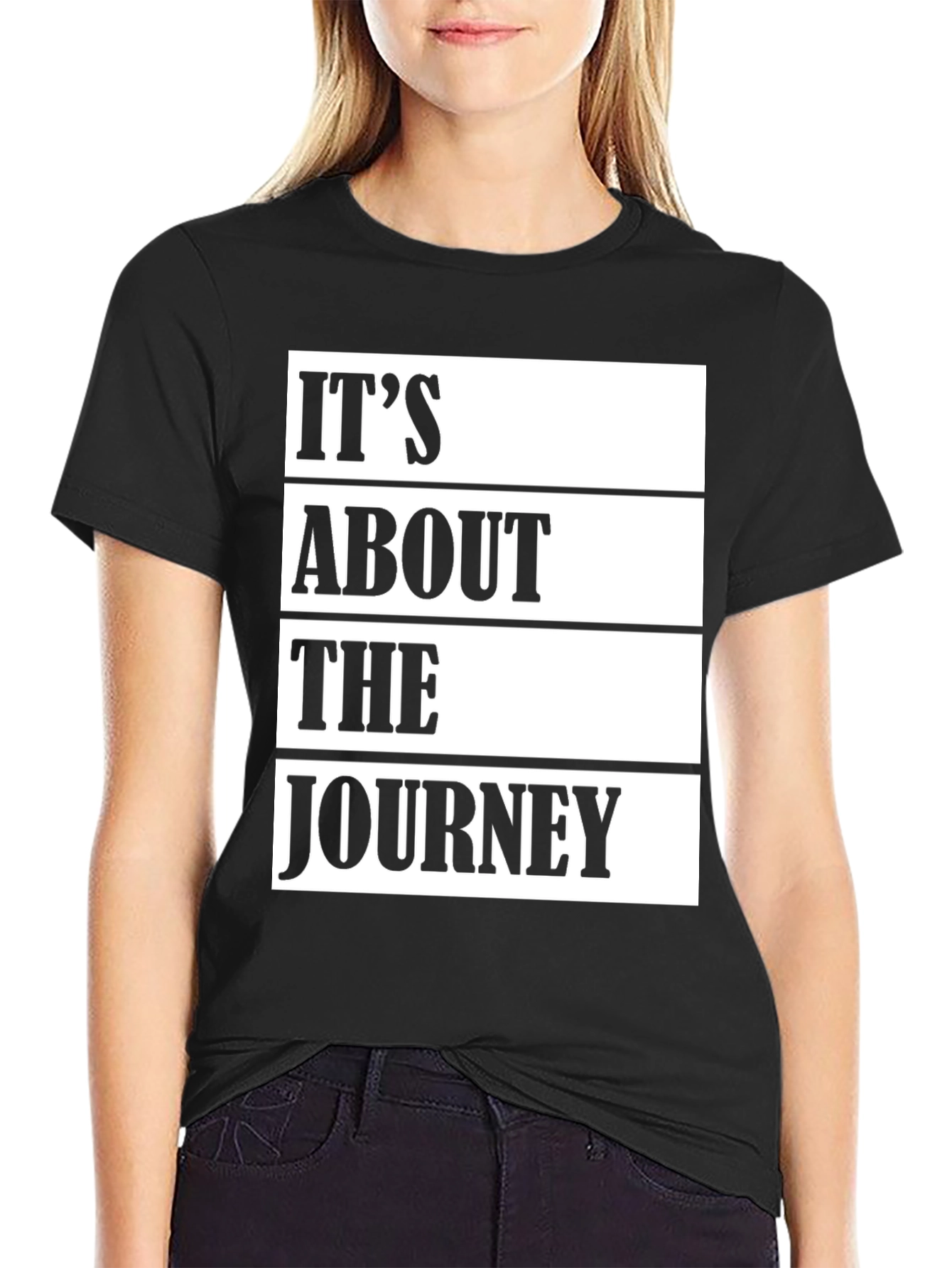 Journey Graphic Print Crew Neck T-Shirt
