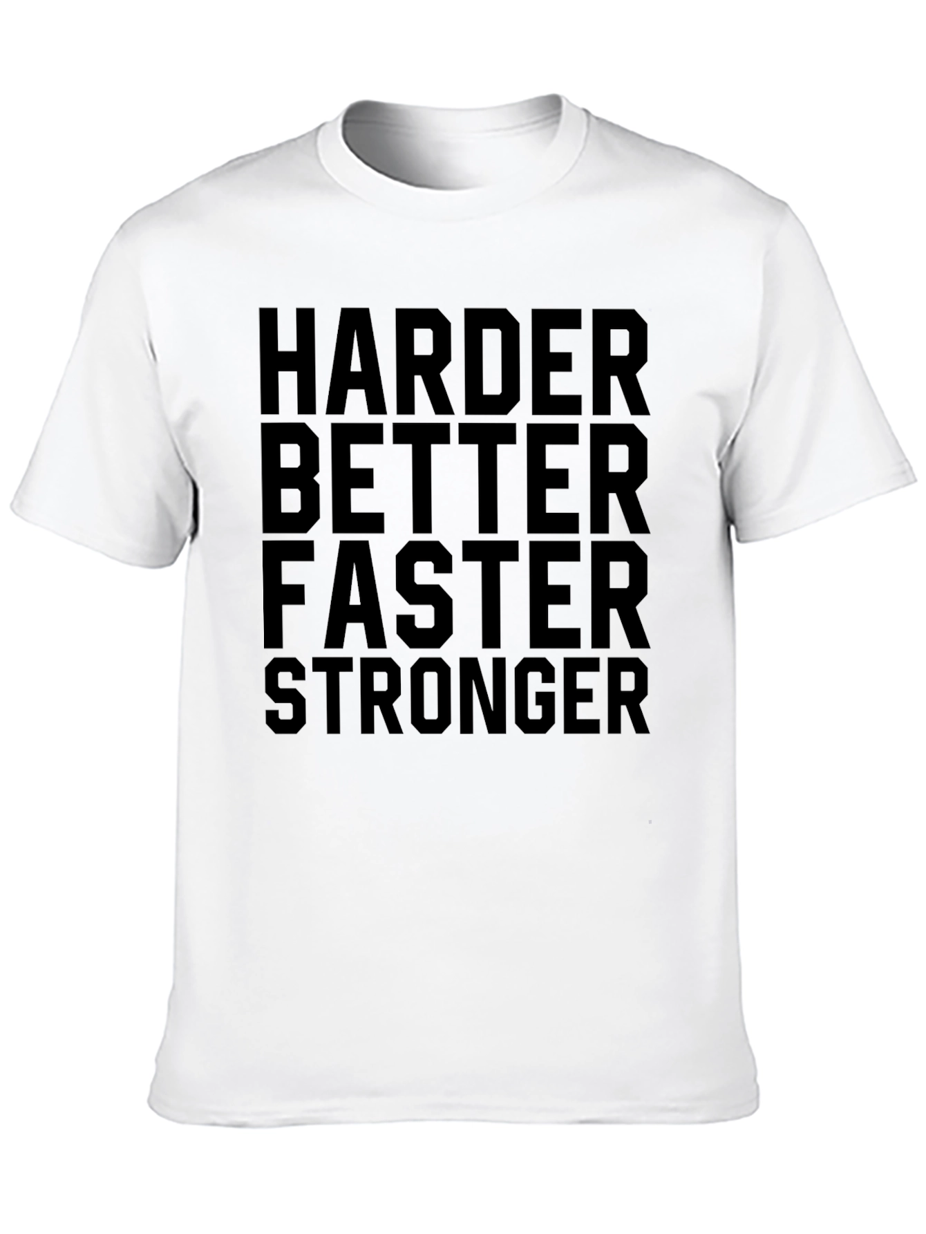 Harder Better Faster Stronger Black T-Shirt
