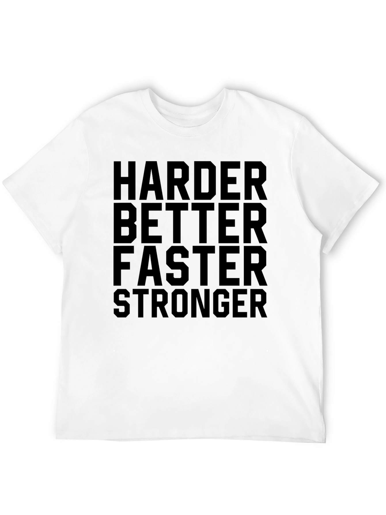 Harder Better Faster Stronger Black T-Shirt