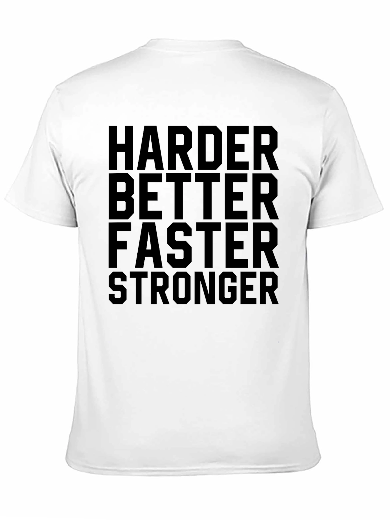Harder Better Faster Stronger Black T-Shirt