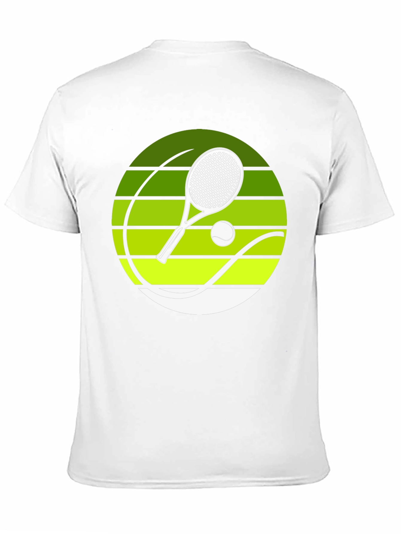 Tennis Racket Graphic Tee - Sporty Design