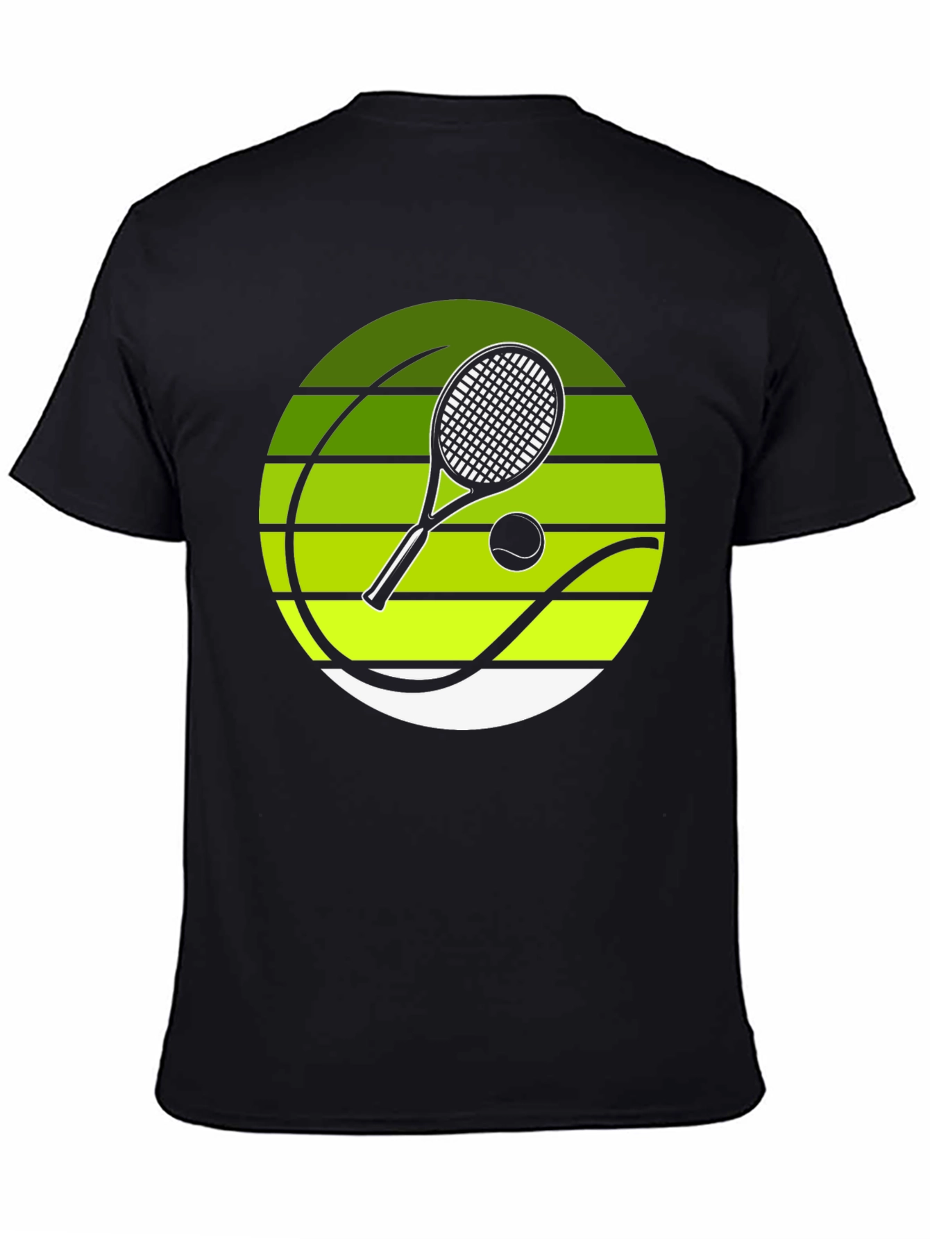 Tennis Racket Graphic Tee - Sporty Design