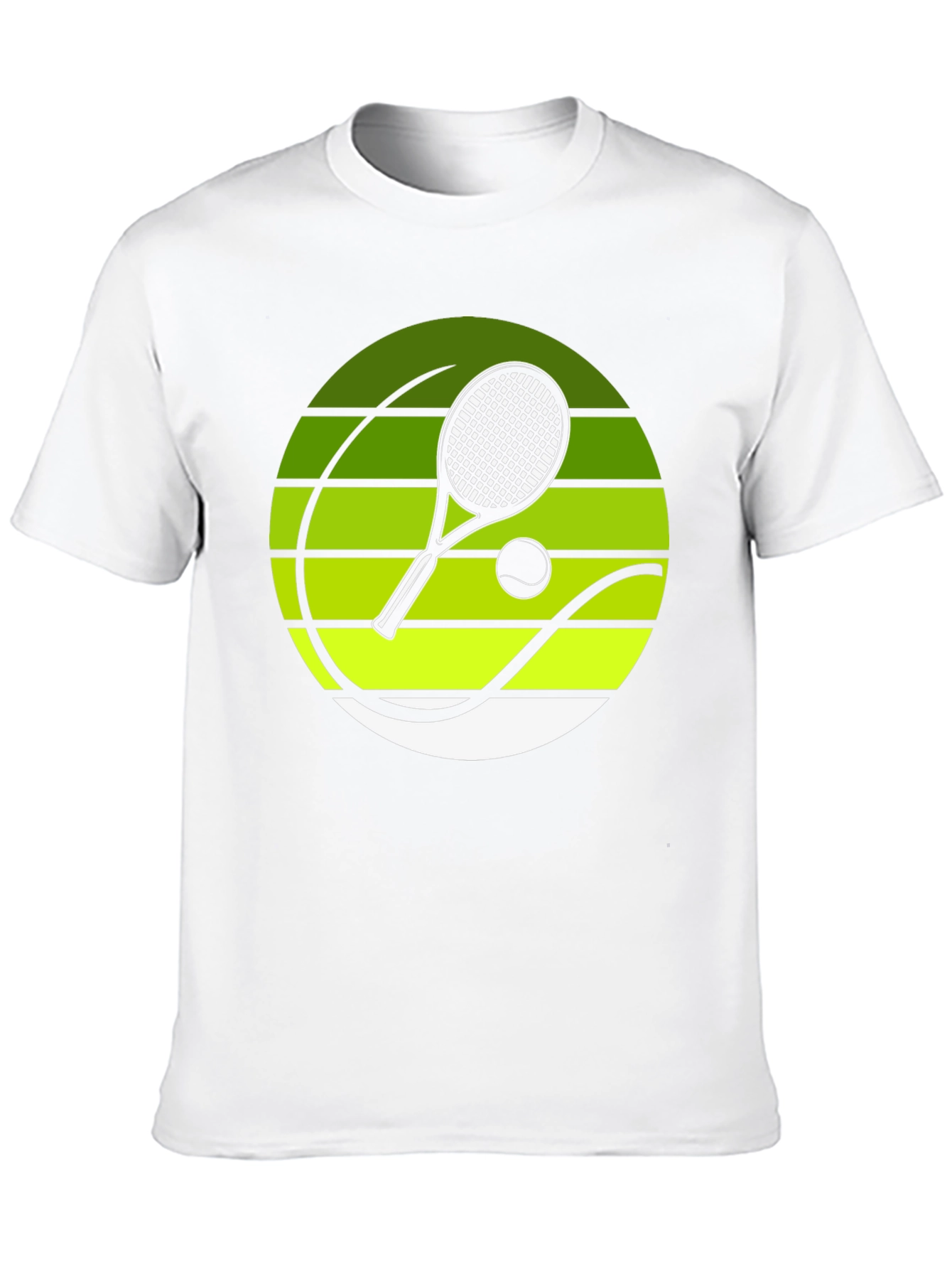 Tennis Racket Graphic Tee - Sporty Design