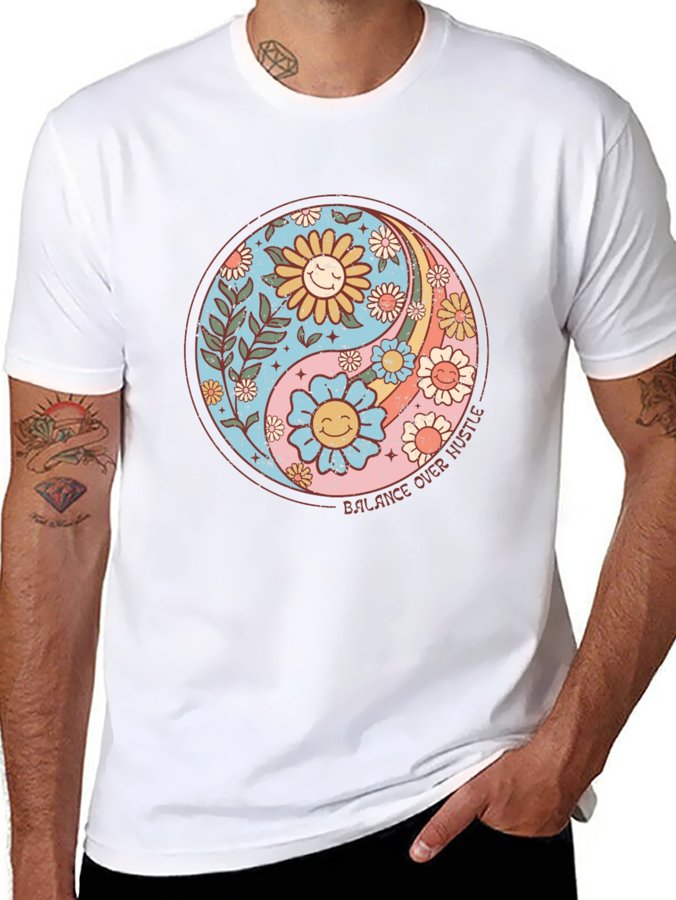 Balance Over Hustle Graphic T-Shirt