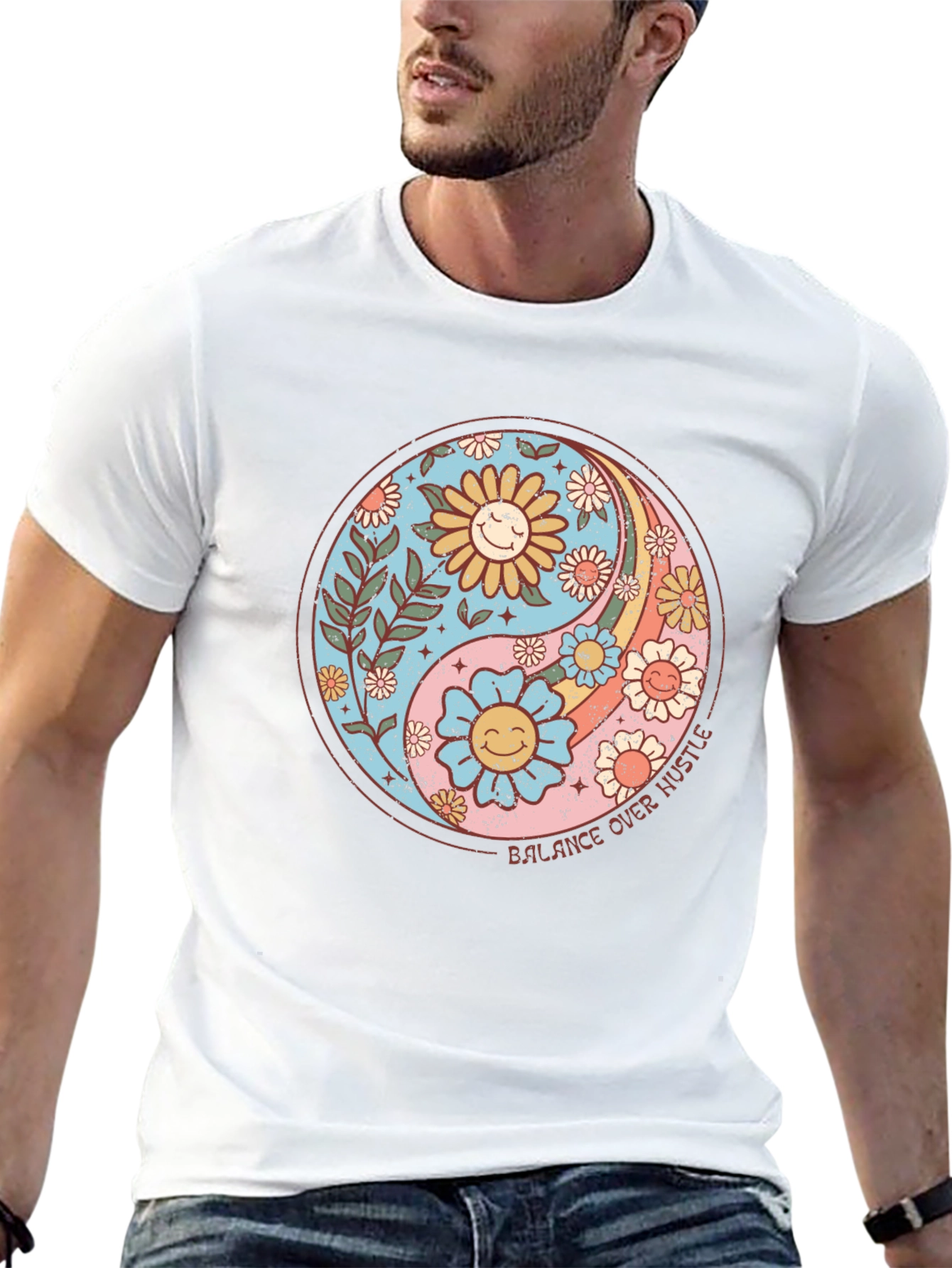 Balance Over Hustle Graphic T-Shirt