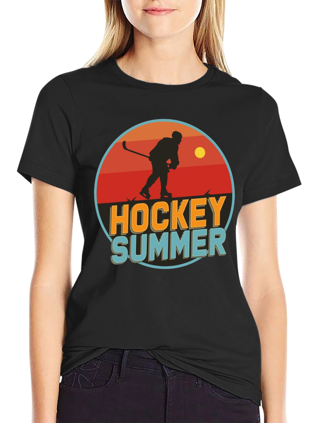 Hockey Summer Graphic T-Shirt
