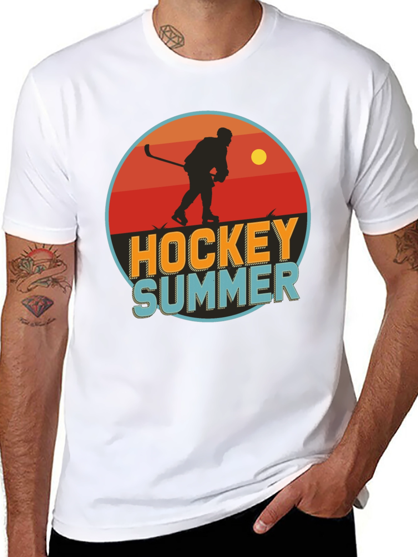 Hockey Summer Graphic T-Shirt
