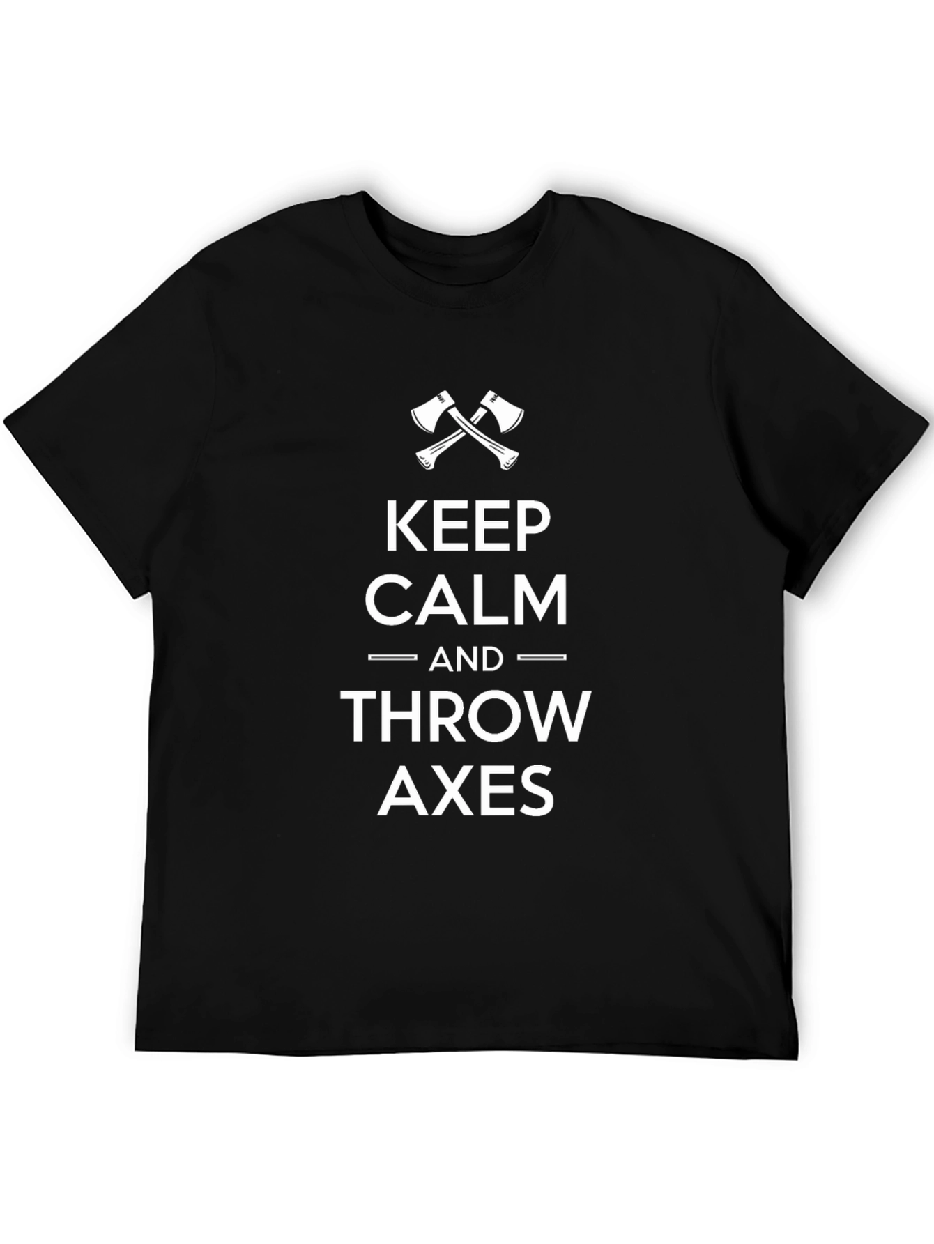 Keep Calm & Throw Axes Graphic T-Shirt