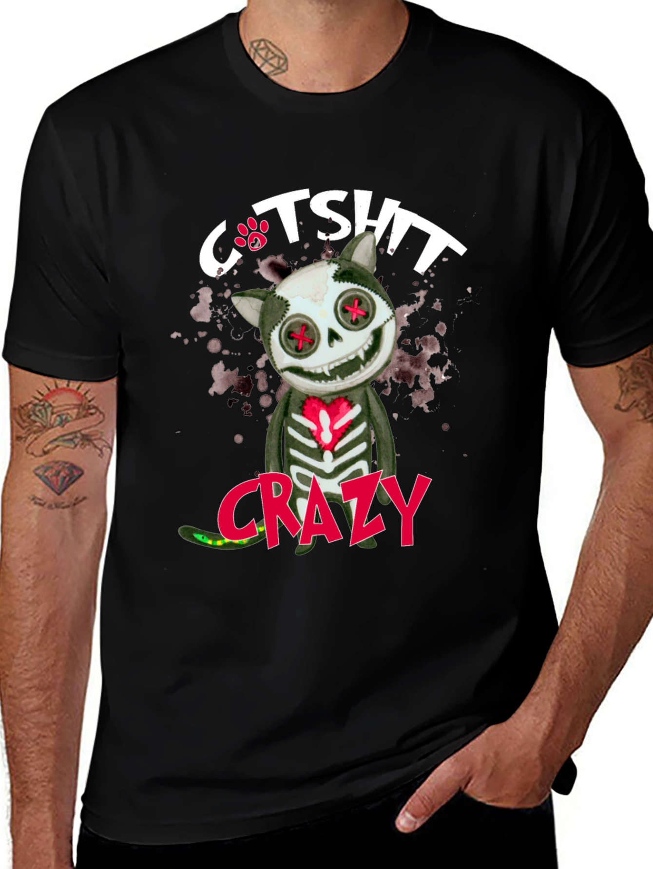 Crazy Cat T-Shirt