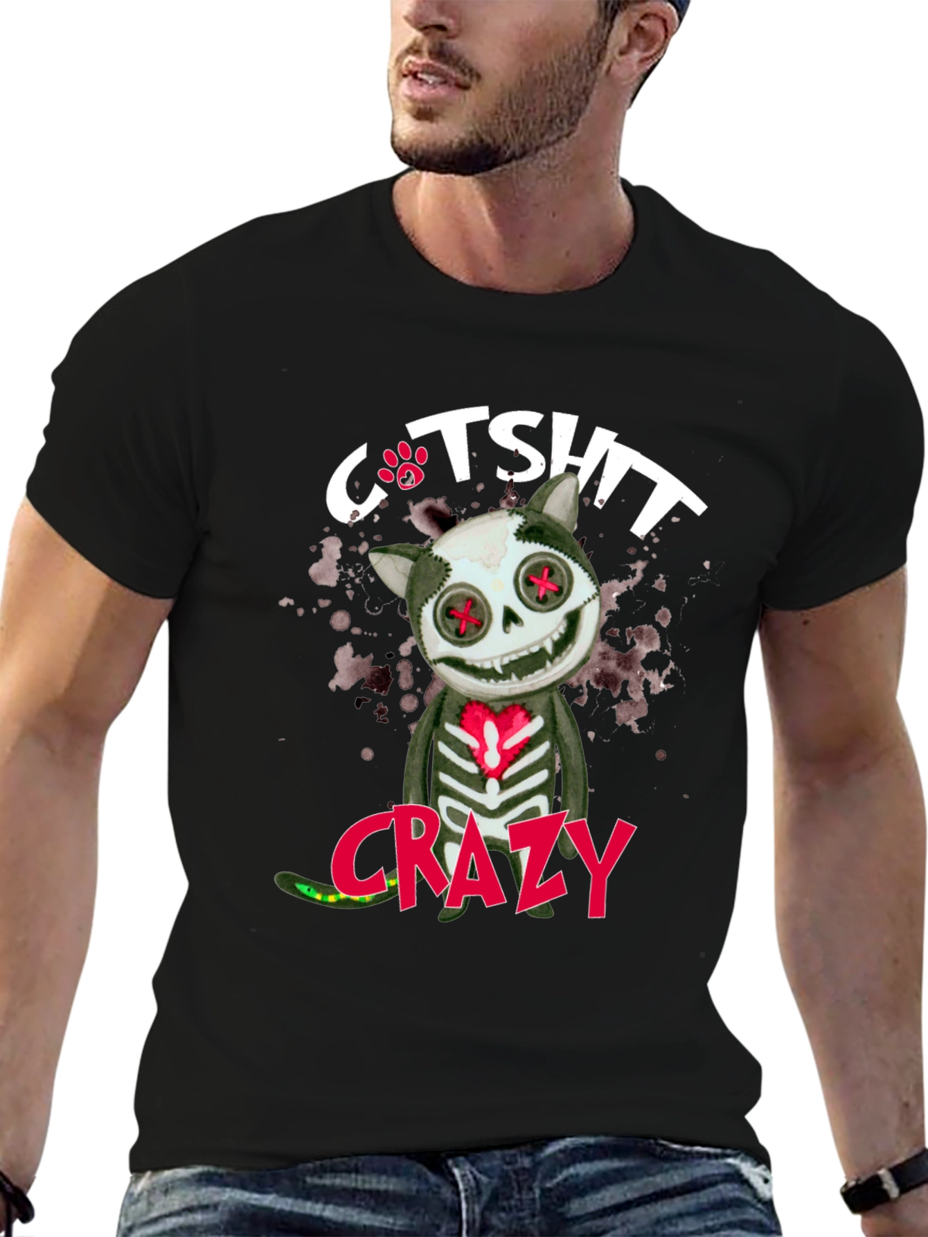 Crazy Cat T-Shirt