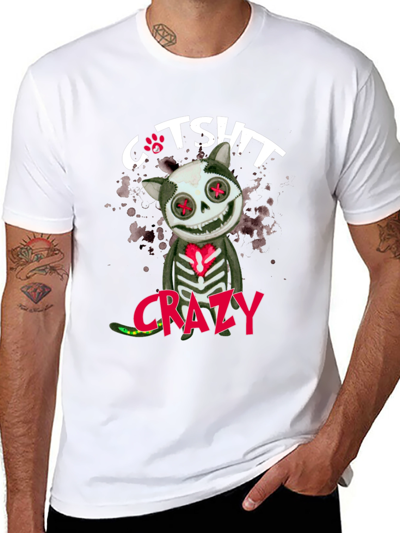 Crazy Cat T-Shirt