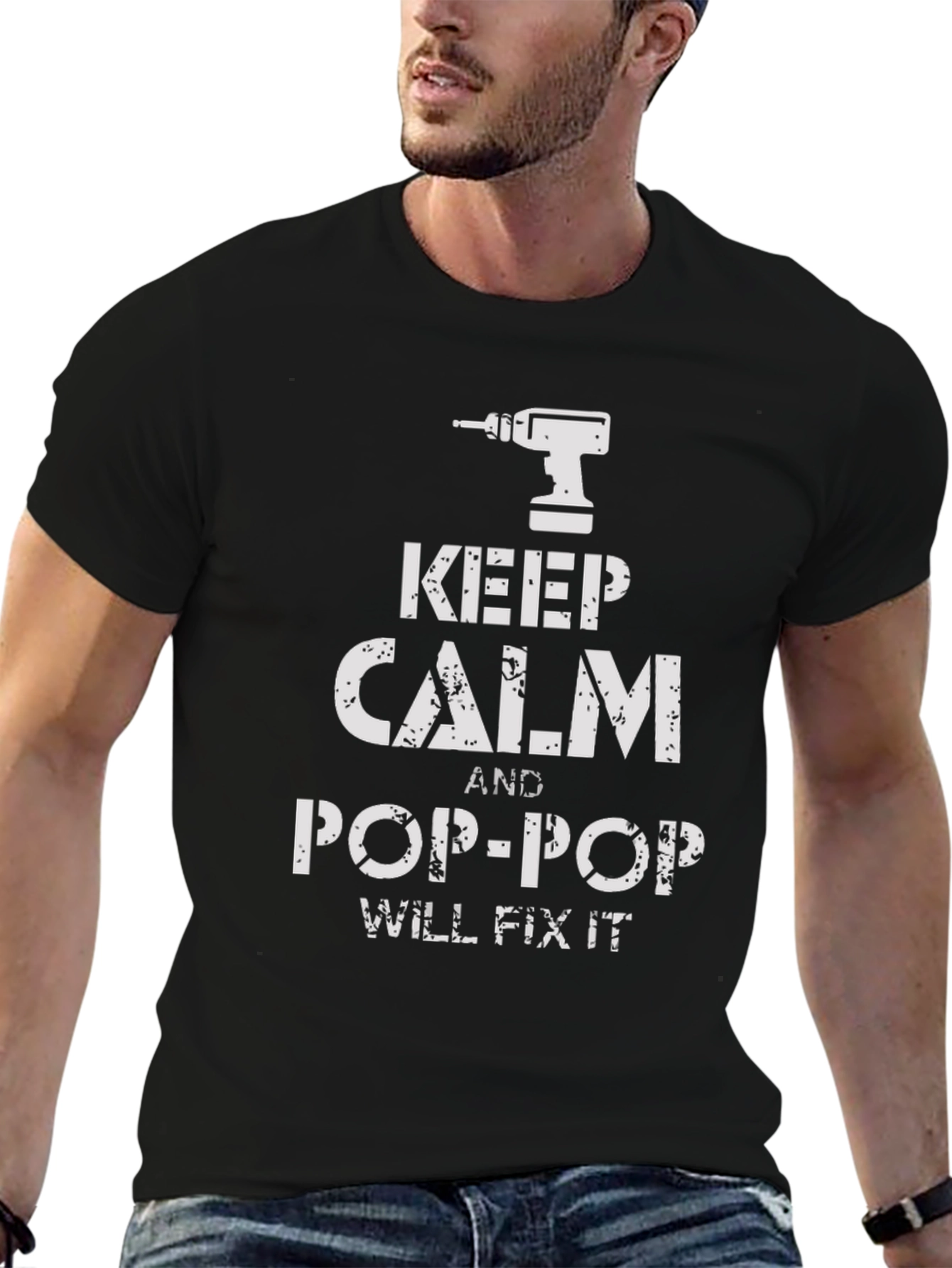 Keep Calm Pop-Pop Will Fix It T-Shirt