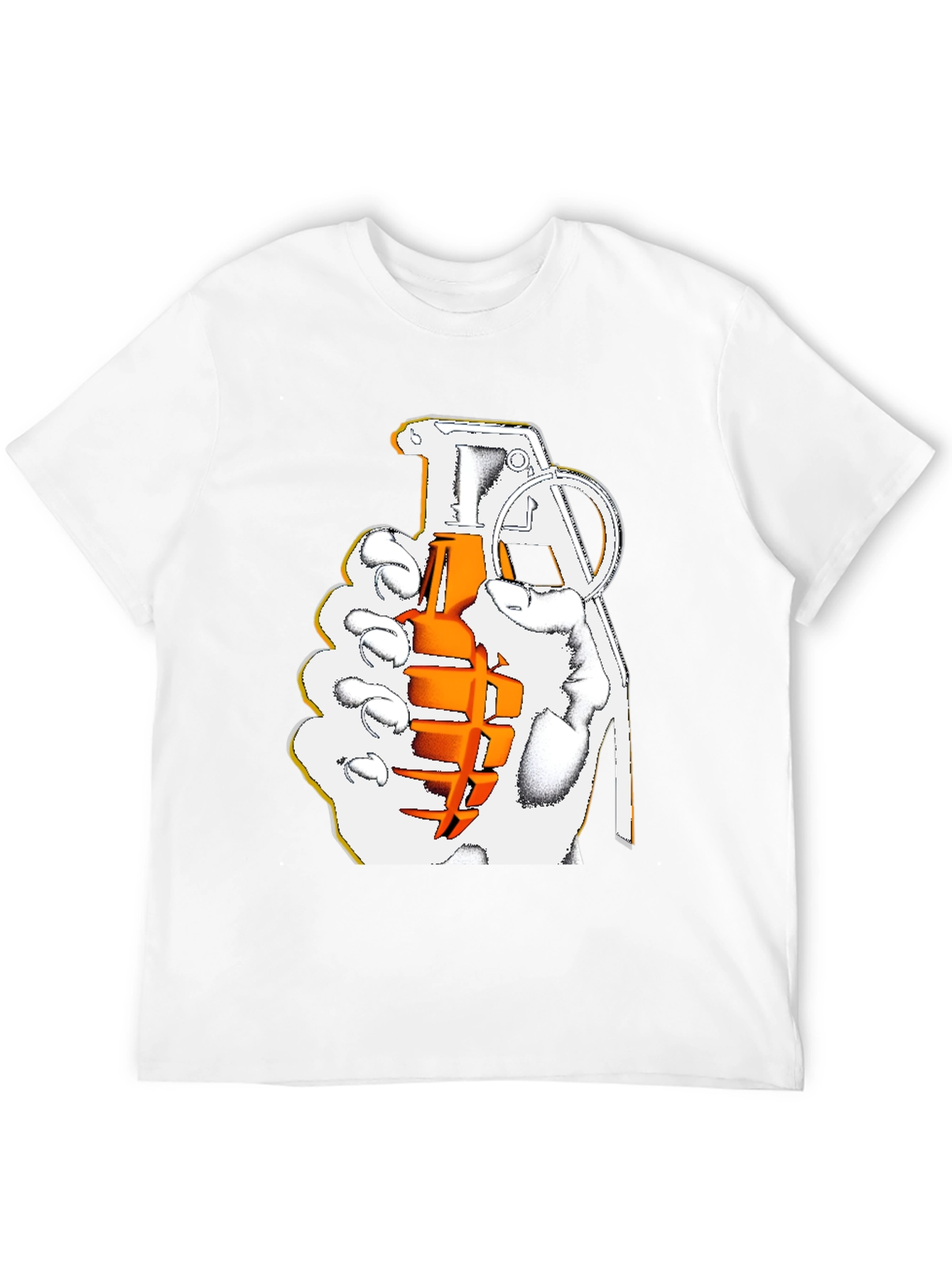 Graphic Grenade T-Shirt - Bold Design Comfortable Fit