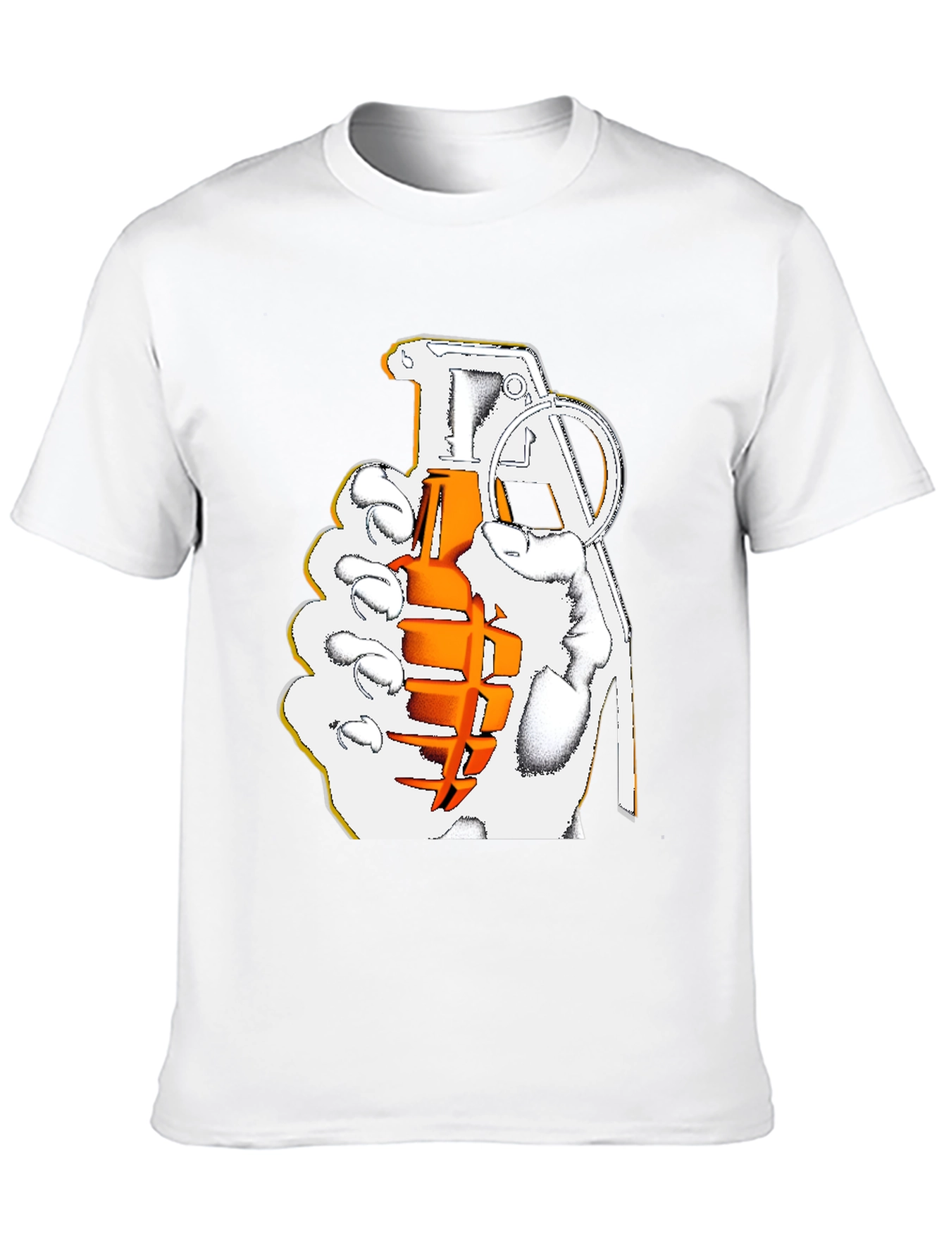 Graphic Grenade T-Shirt - Bold Design Comfortable Fit