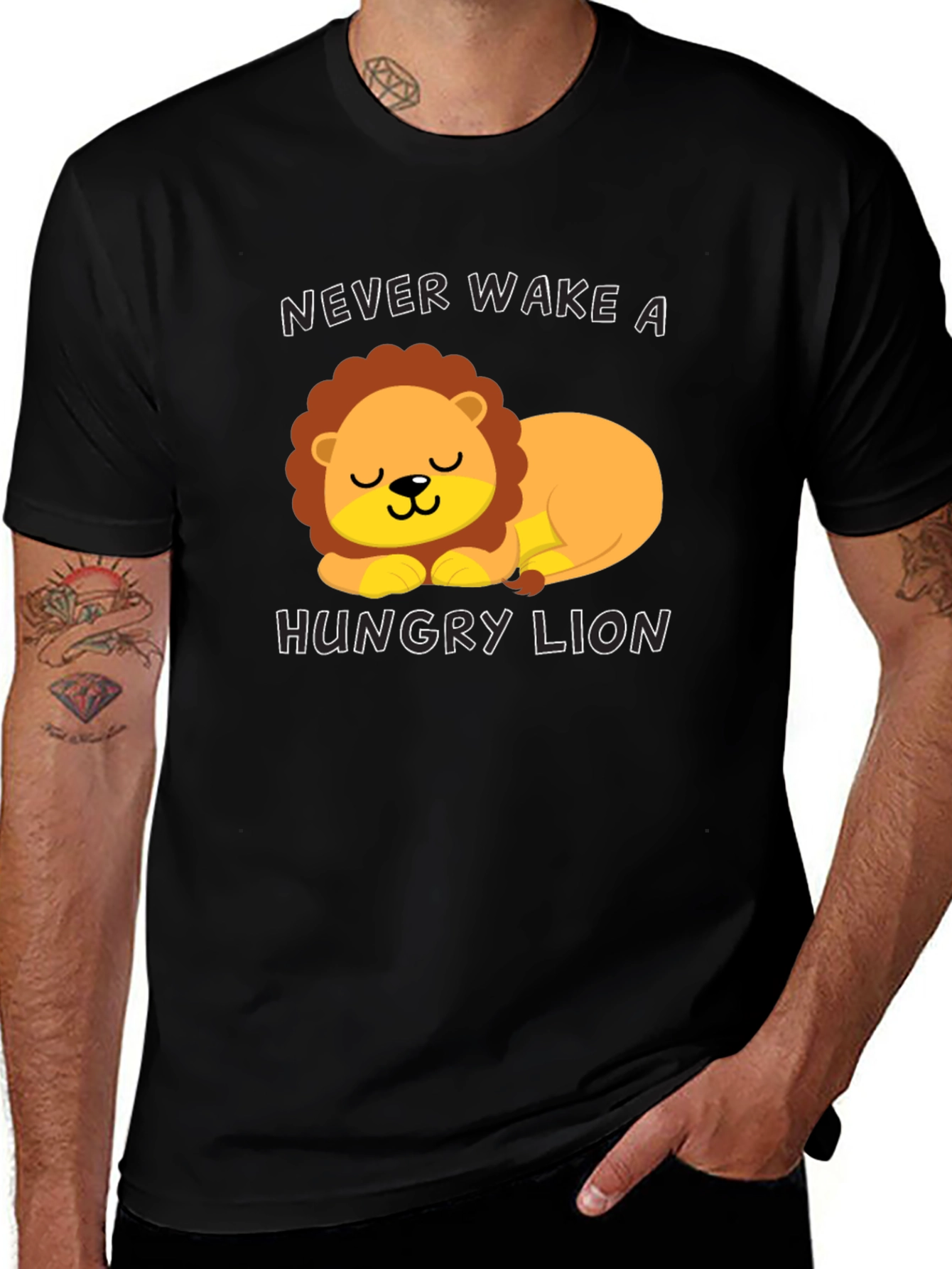 Never Wake a Hungry Lion T-Shirt
